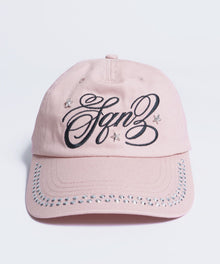 sqnz studs cap / キャップ 帽子 スタッズ 刺繍 ライトピンク