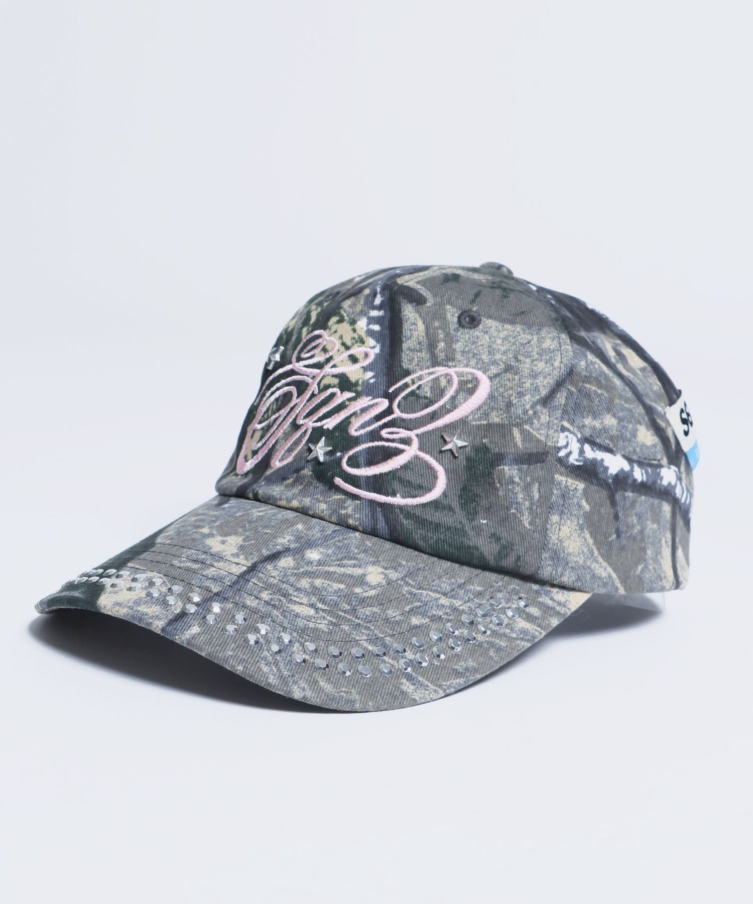 ※WEB限定 / ラインストーンロゴキャップ / sqnz studs cap 柄80