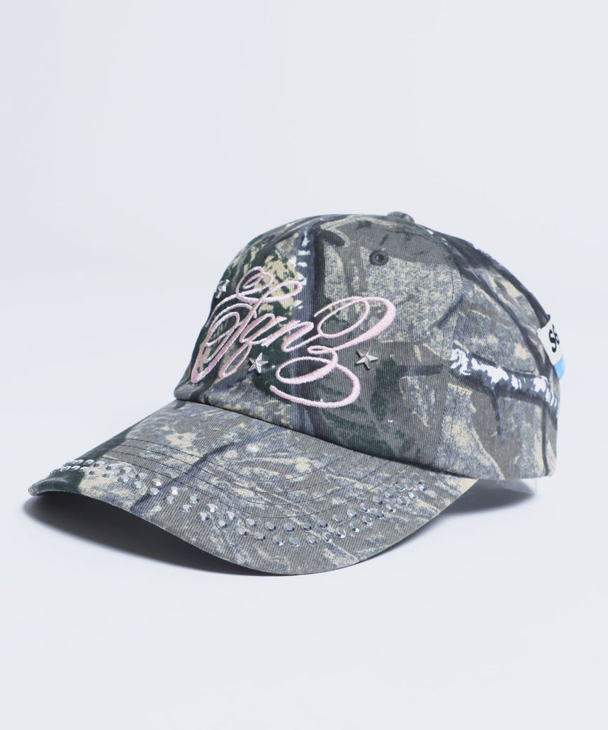 ※WEB限定 / ラインストーンロゴキャップ / sqnz studs cap 柄80