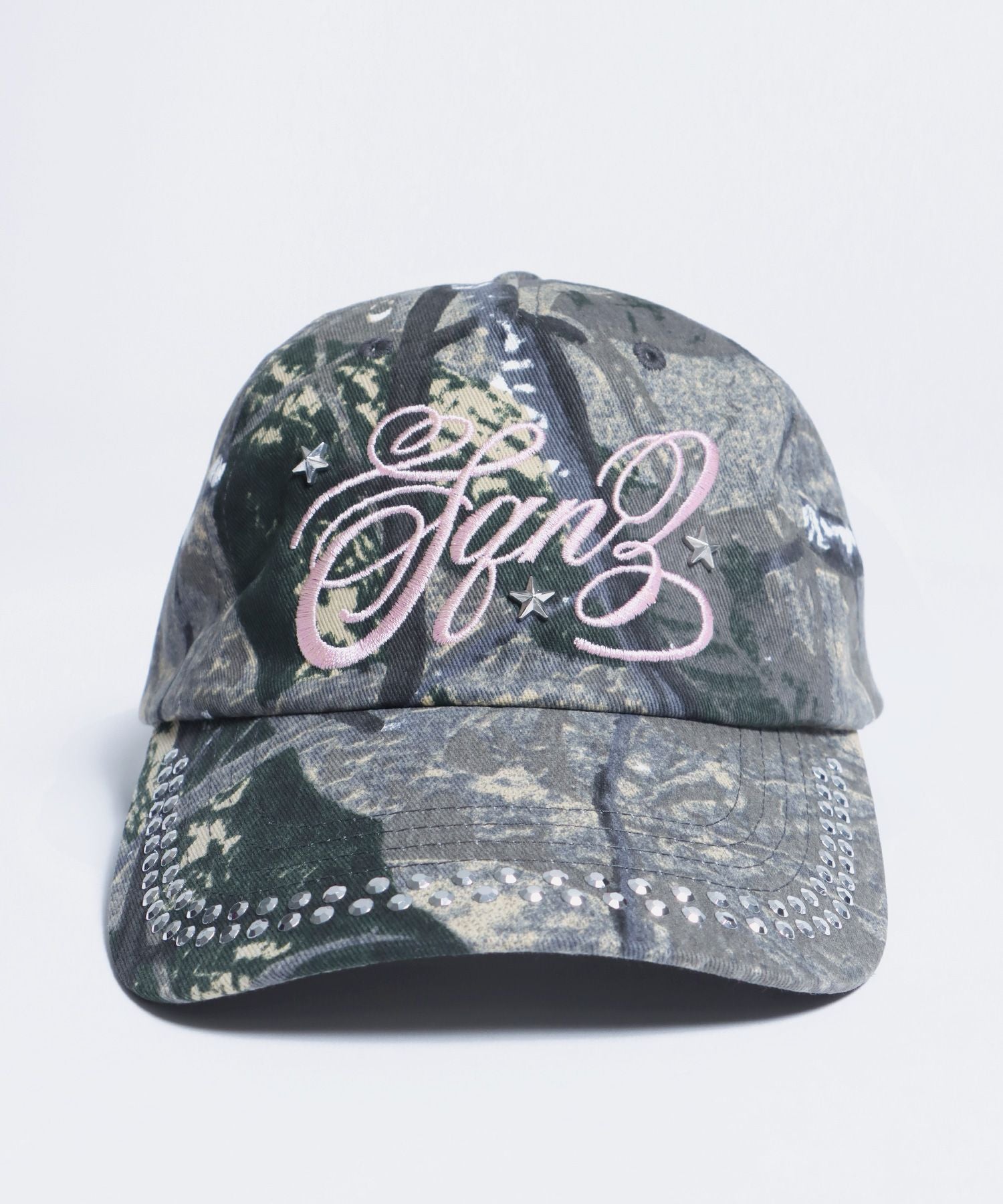 ※WEB限定 / ラインストーンロゴキャップ / sqnz studs cap 柄80