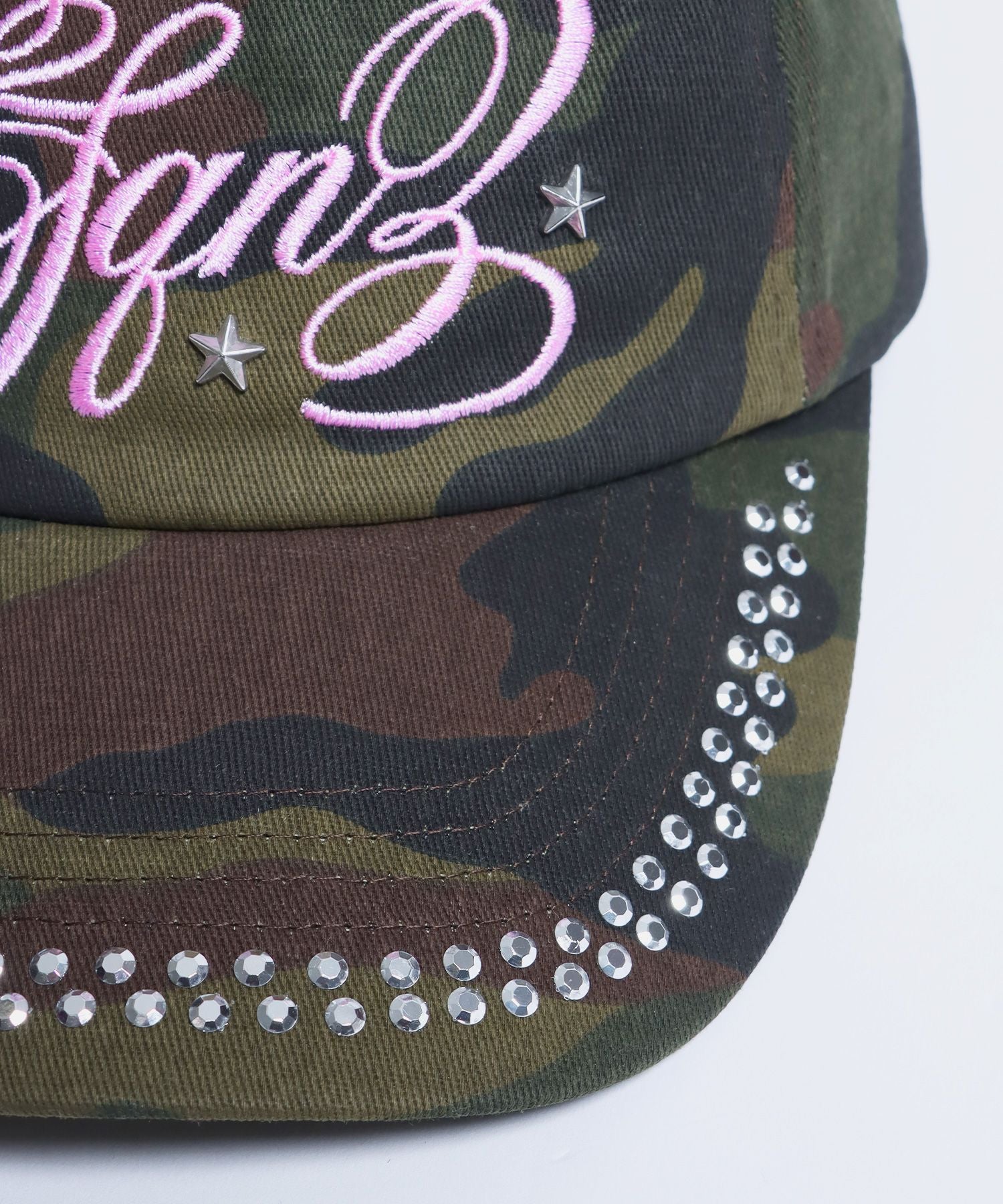 ※WEB限定 / ラインストーンロゴキャップ / sqnz studs cap 柄81