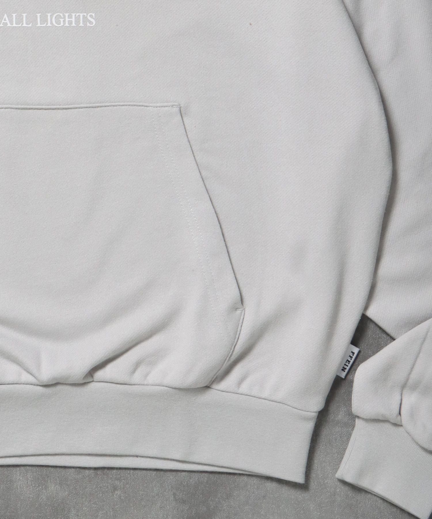 ヘビーウエイトメッセージプルパーカー / プルオーバー パーカー 裏毛 プリント フーディ ライトグレー