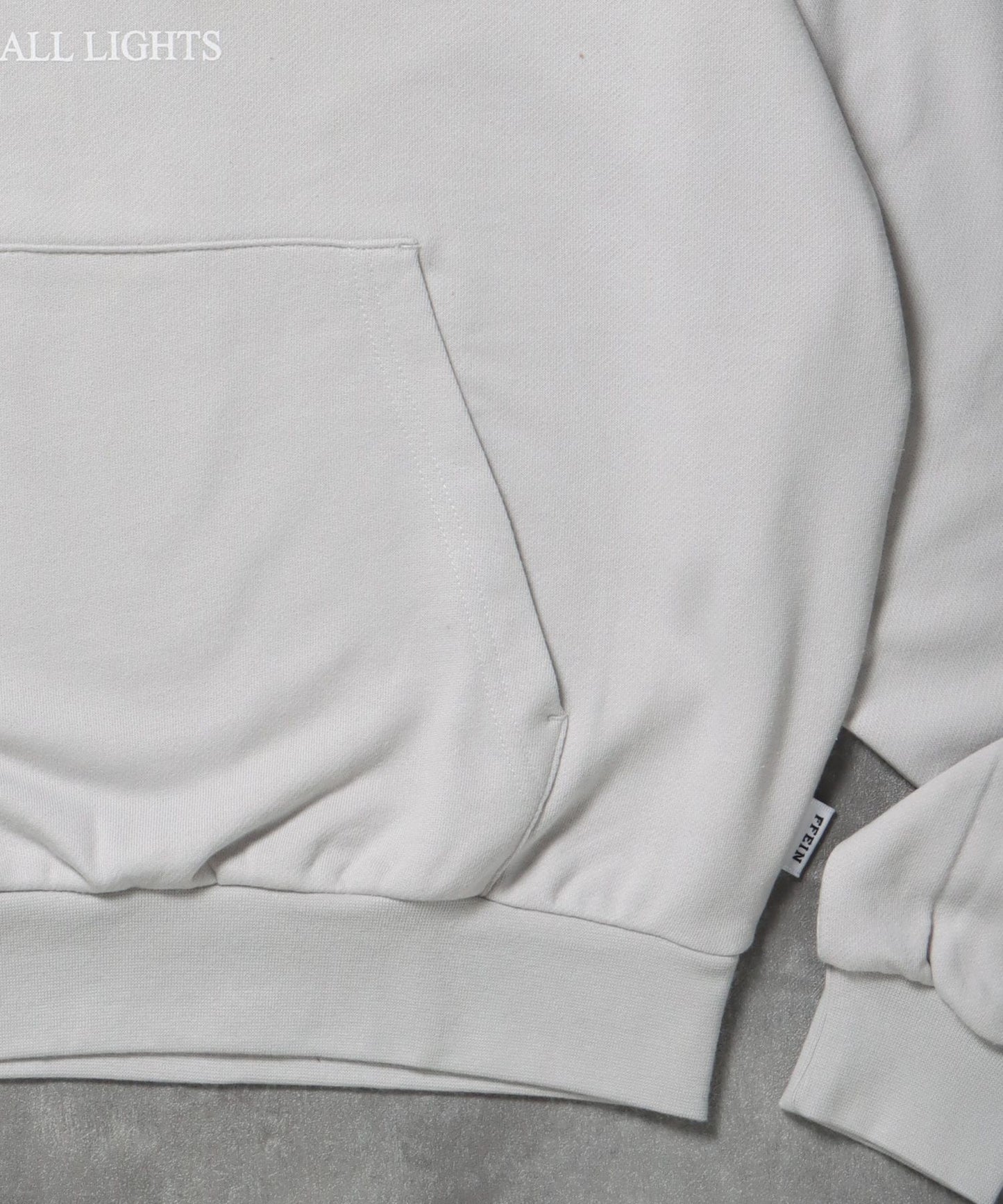 ヘビーウエイトメッセージプルパーカー / プルオーバー パーカー 裏毛 プリント フーディ ライトグレー