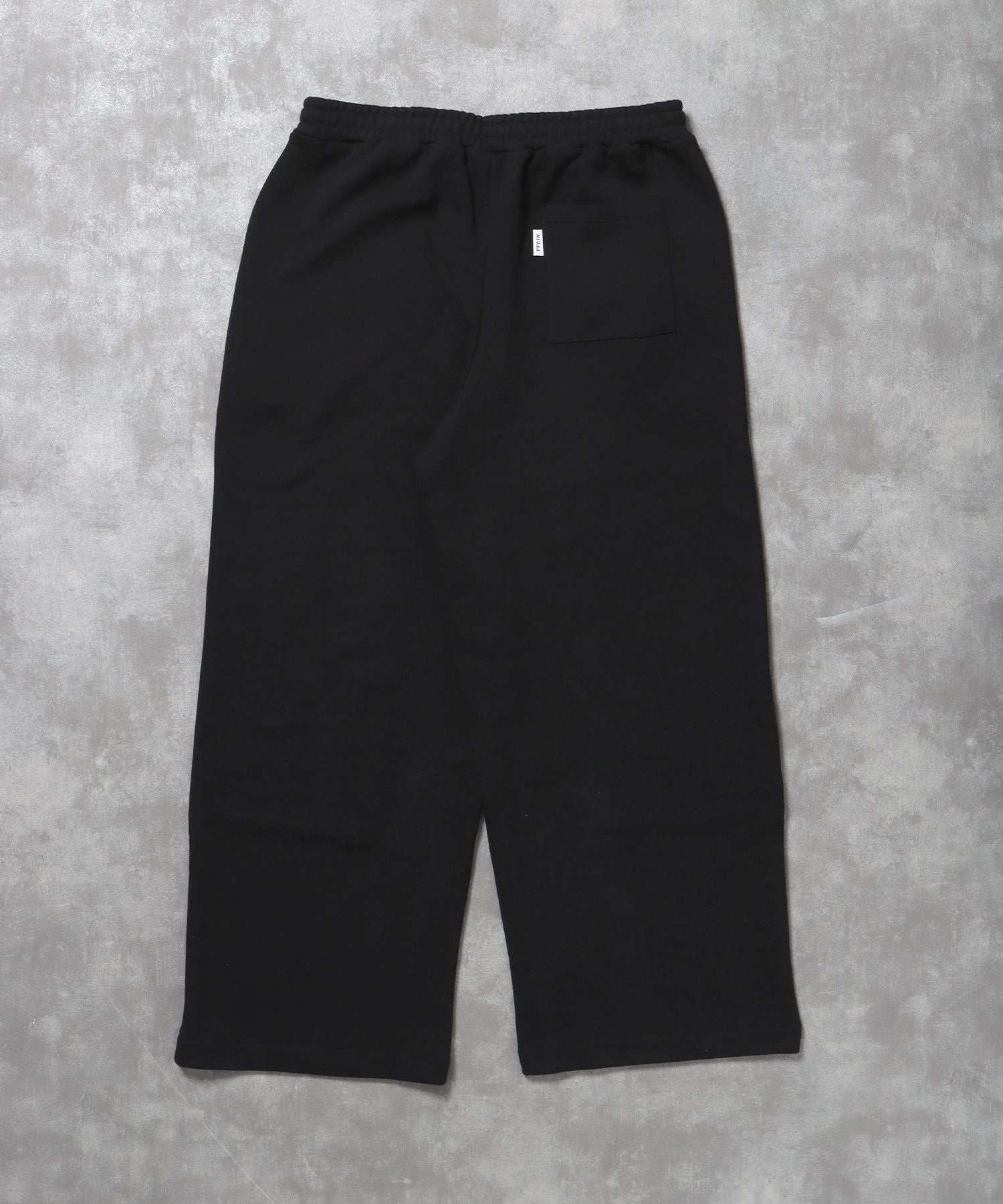 ダブルニーバギースウェットパンツ 12oz / ダブルニー スウェット 裏毛 パンツ リベット ブラック