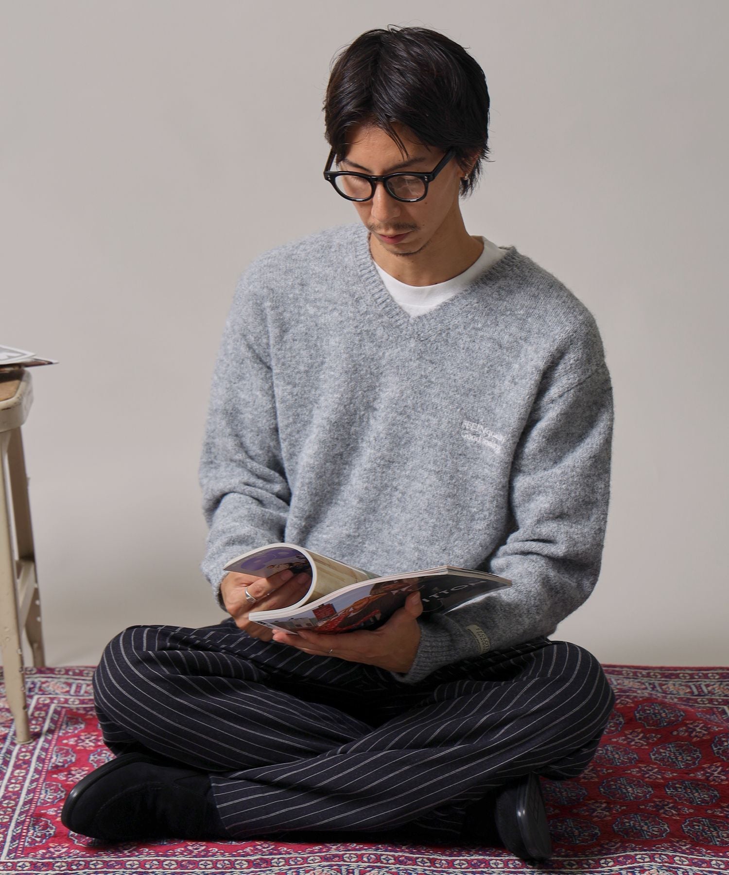 モデル:H178 Size:L:M.グレー