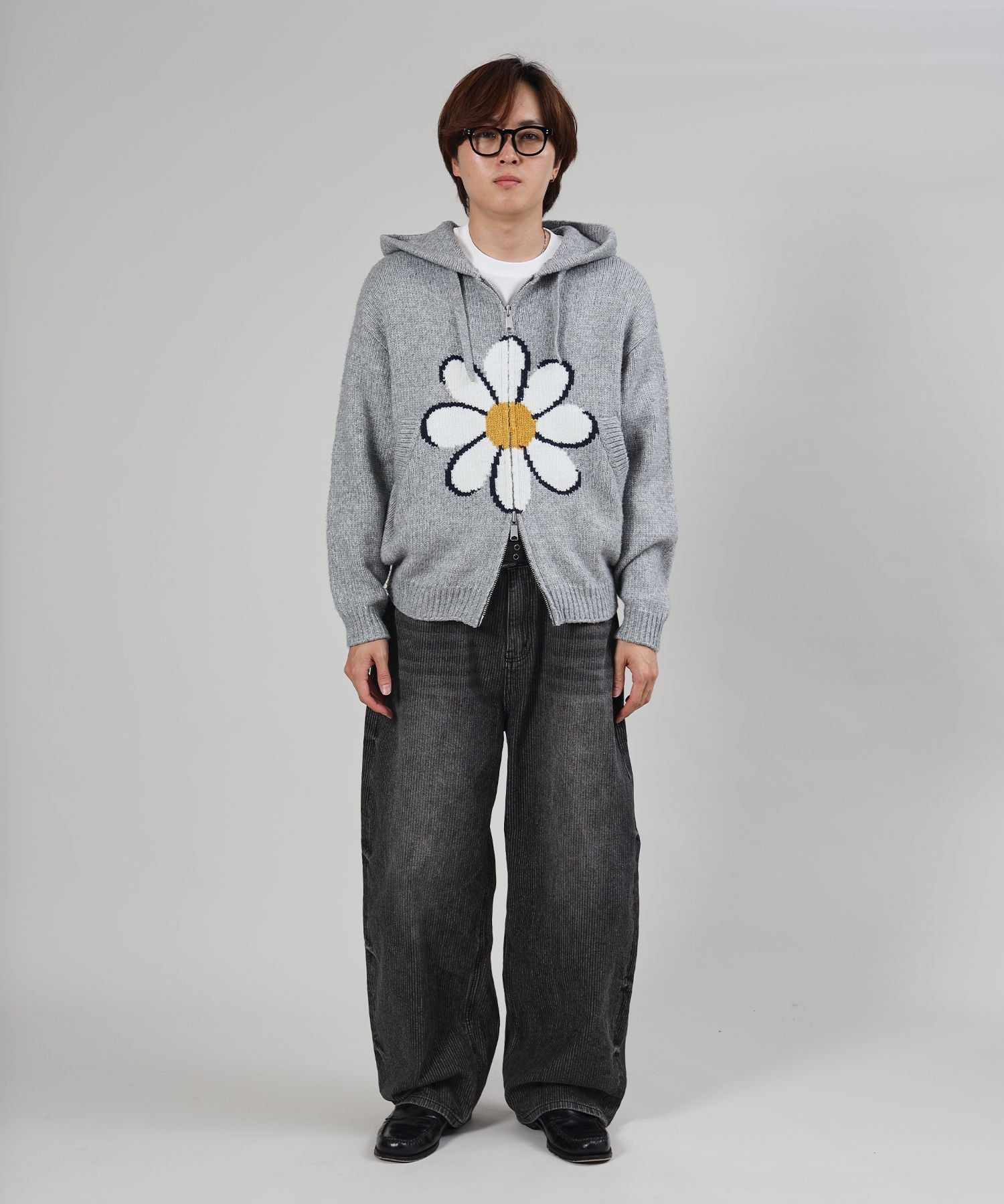 モデル:H178 Size:L:アッシュグレー