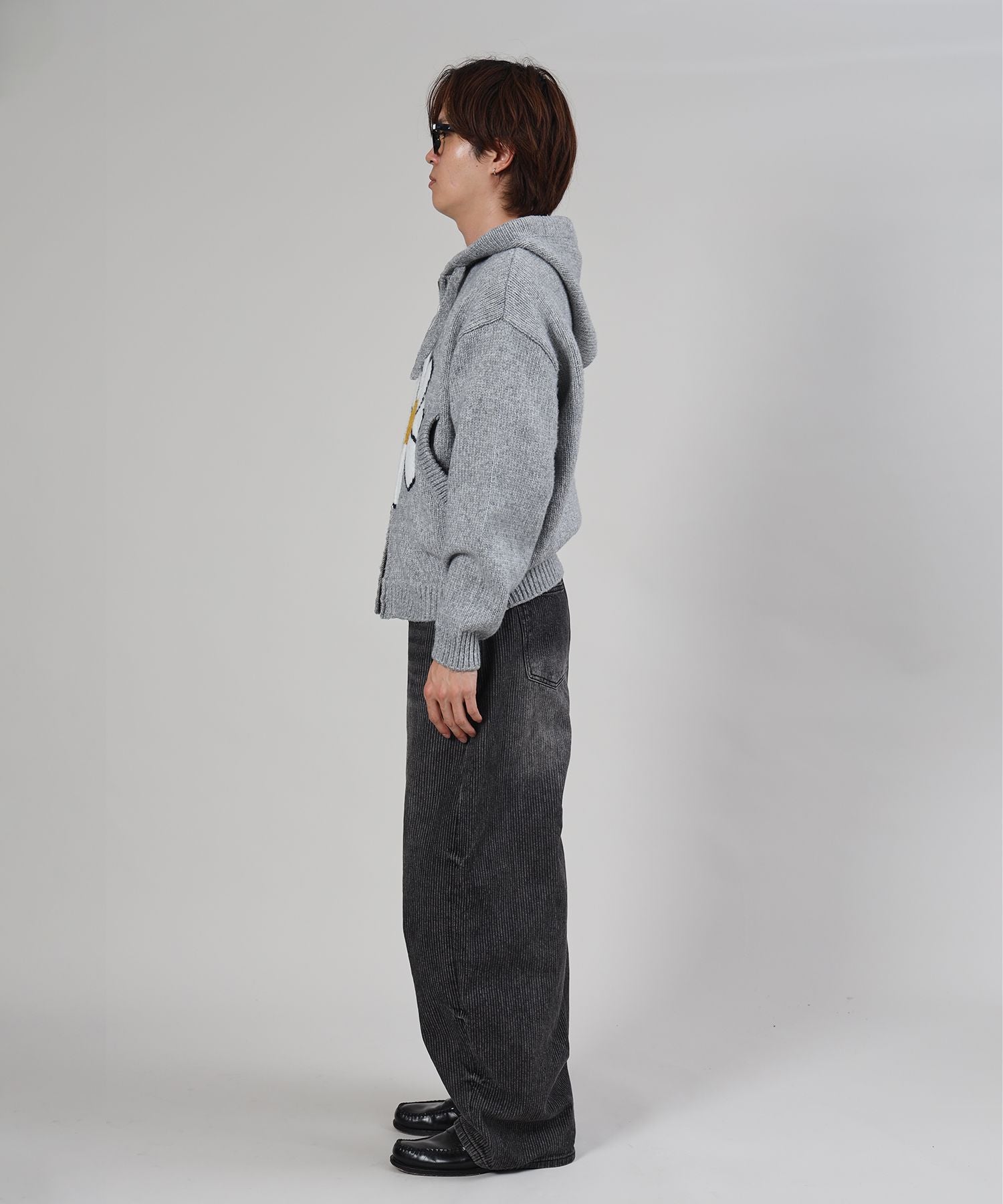 モデル:H178 Size:L:アッシュグレー