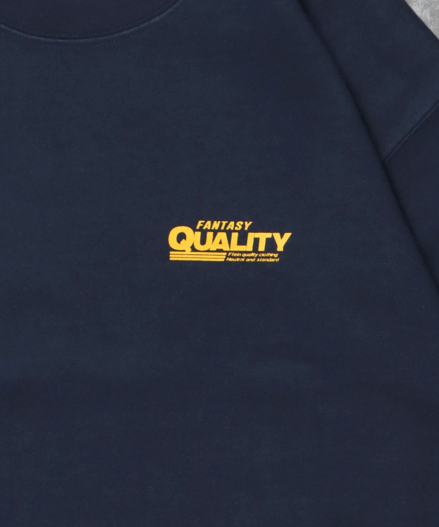 ヘビーウエイトバックダイナーロゴスウェット / 裏起毛 スウェット クルーネック ワンポイント プリント ネイビー