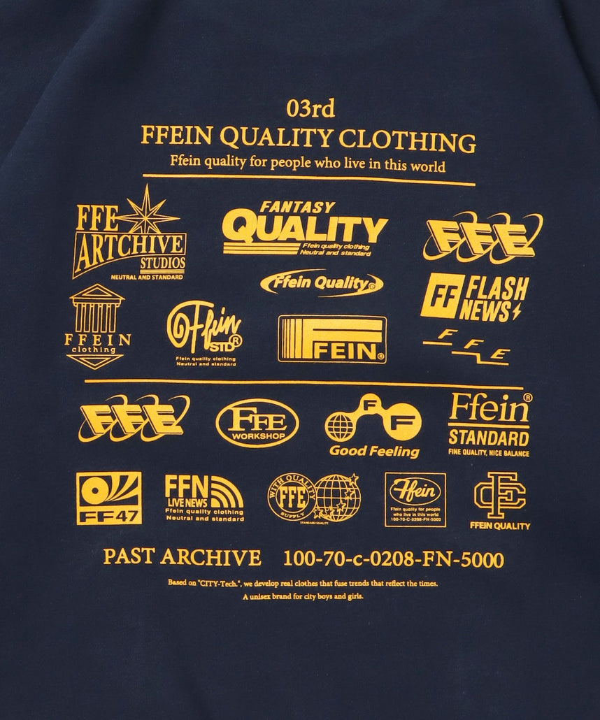 ヘビーウエイトバックダイナーロゴスウェット / 裏起毛 スウェット クルーネック ワンポイント プリント ネイビー