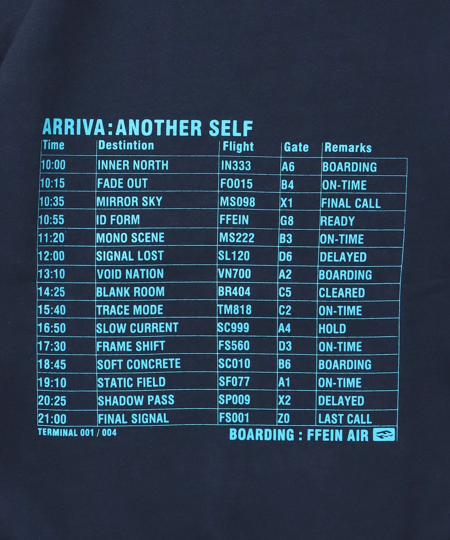 ヘビーウエイトフライトメッセージロゴスウェット / 裏起毛 スウェット クルーネック ワンポイント プリント ネイビー