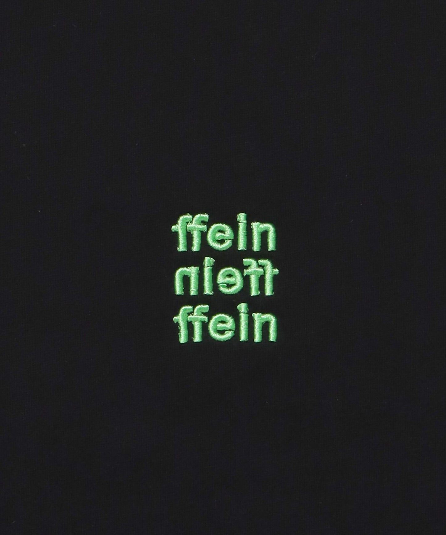 3段ワンポイントロゴスウェット / スウェット トレーナー ワンポイントロゴ 裏起毛 ユニセックス ブラック