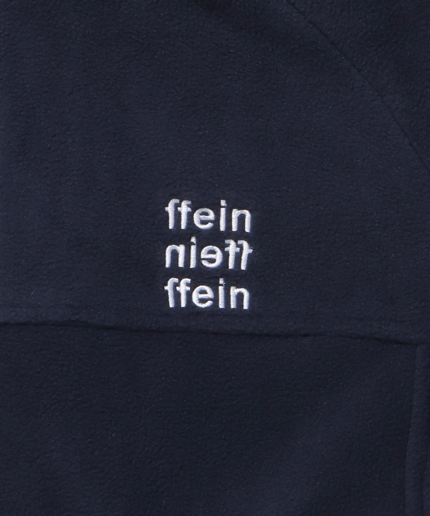 リバーシブルナイロンジャケット / 2WAY リバーシブル ジャケット ナイロン フリース 刺繍 ドローコード ネイビー