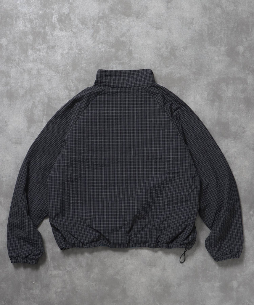 リバーシブルナイロンジャケット / 2WAY リバーシブル ジャケット ナイロン フリース 刺繍 ドローコード 柄80