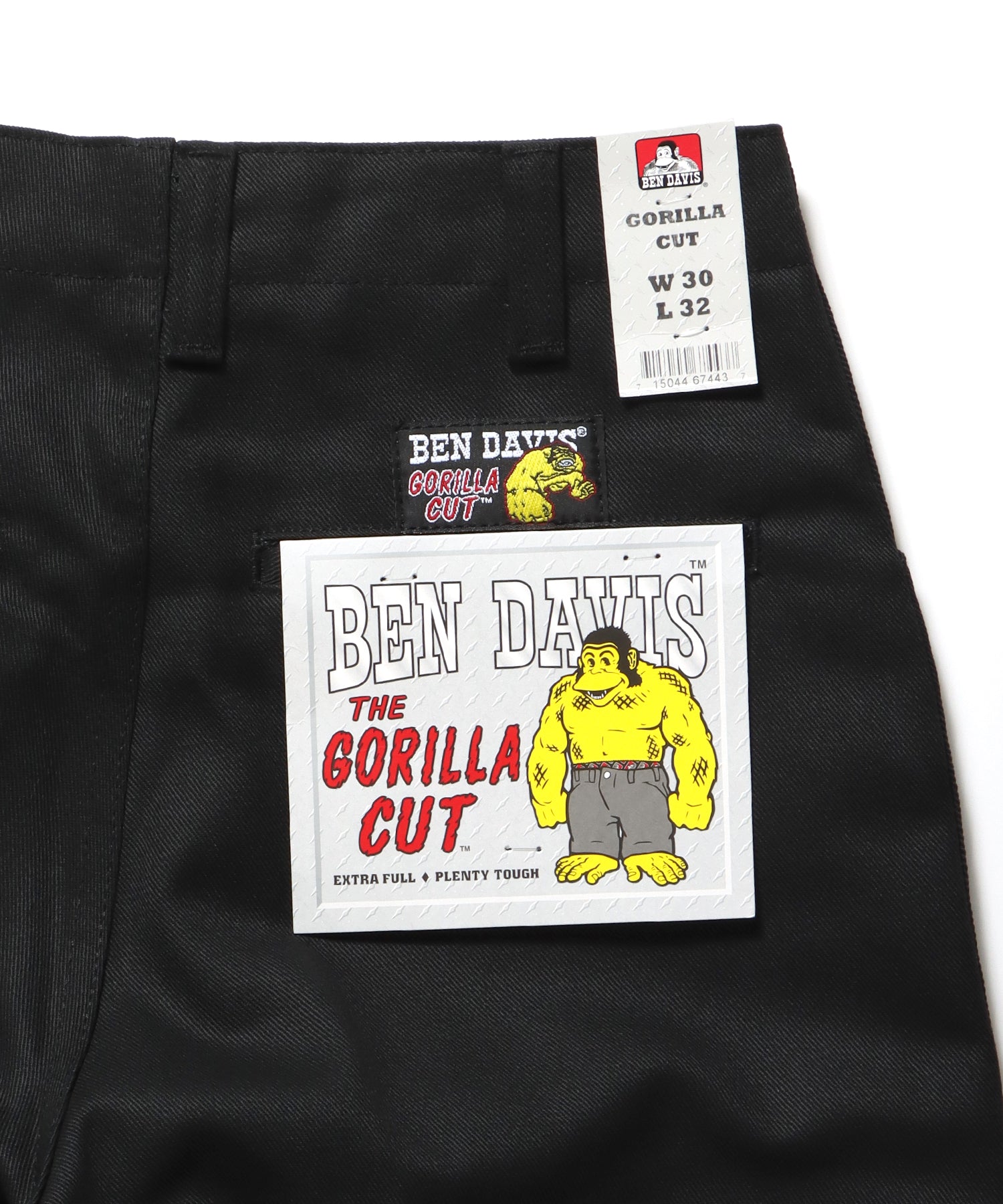 USA GORILLA CUT / エクストラワイドパンツ センタープレス フリスコ メキシコ産 ブラック
