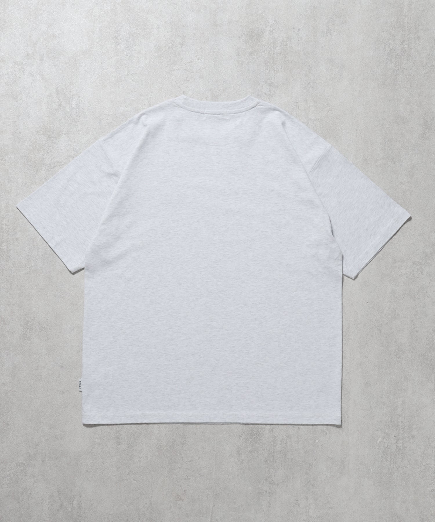 ワンポイントロゴ刺繍 TEE アッシュグレー