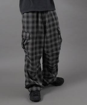 SNOW WORKERS PANTS SP / ワークパンツ カーゴポケット ワイドストレート ゴムシャーリング 柄91