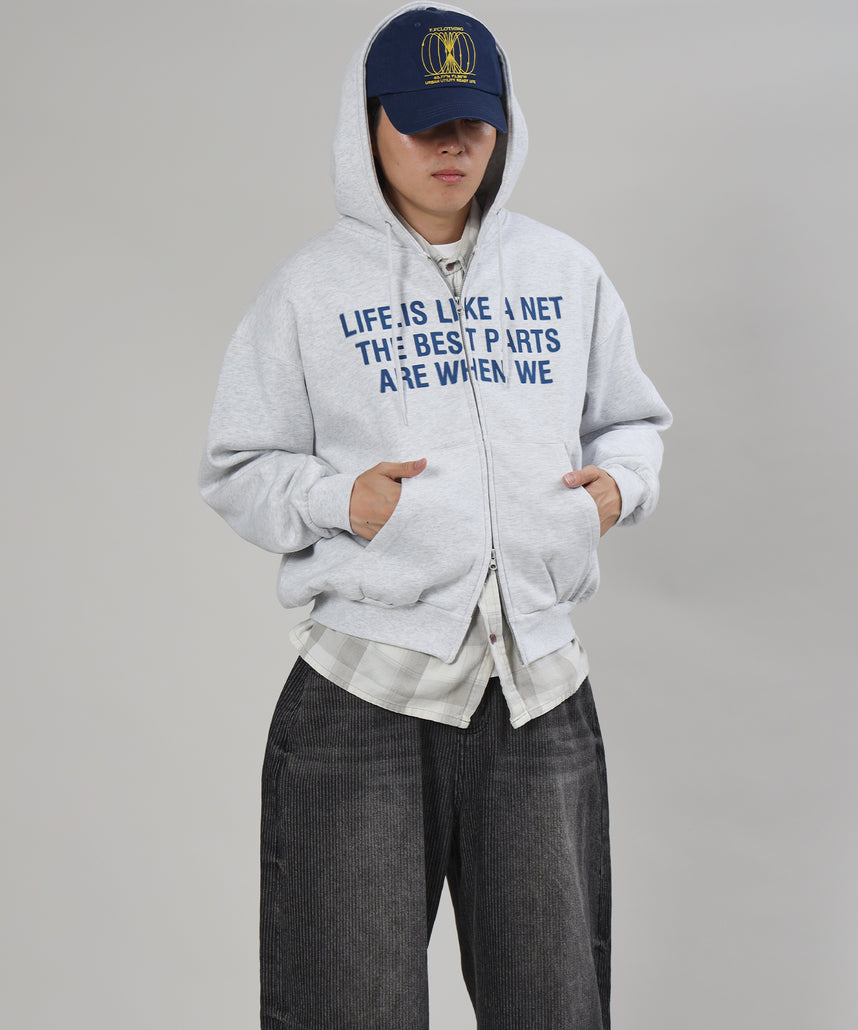 モデル:H178 Size : M アッシュグレー