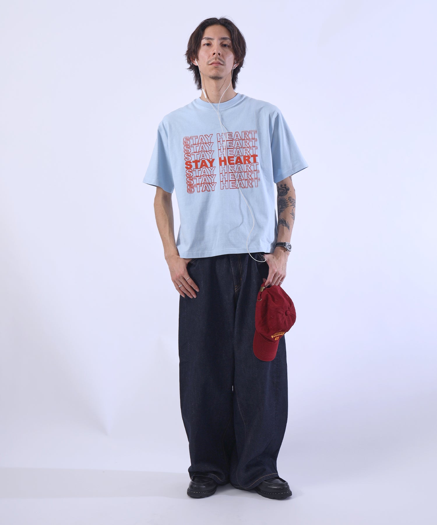 モデル:H178 Size:L ライトブルー