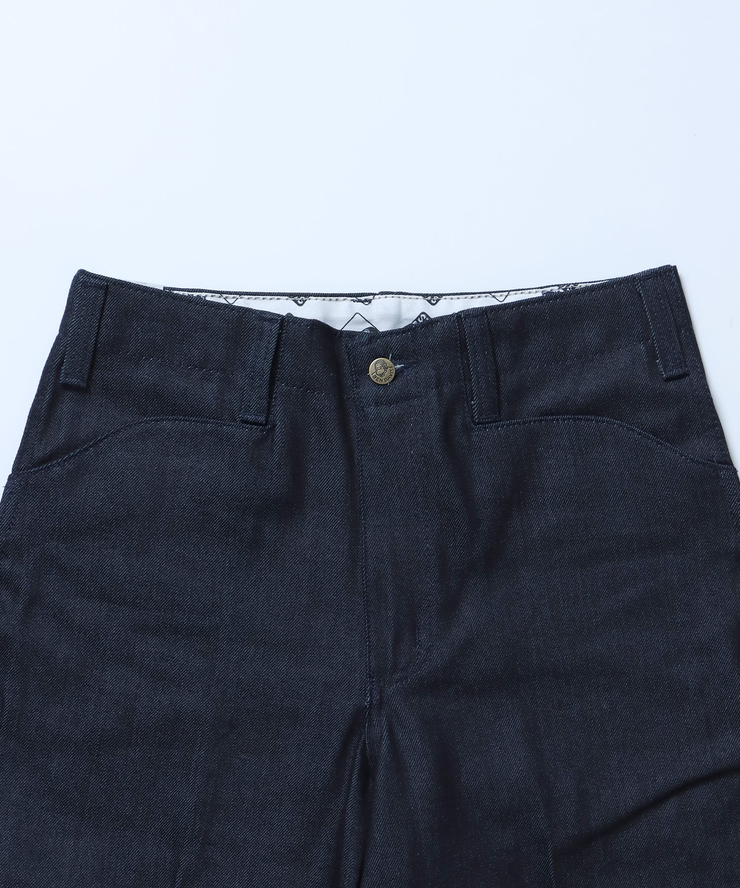 USA GORILLA CUT DENIM PANTS / ゴリラカット 12oz デニム エクストラワイドパンツ センタープレス フリスコ メキシコ産 ネイビー