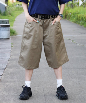 BIG WORK SHORTS ベージュ / ワークショーツ パンツ ビックシルエット