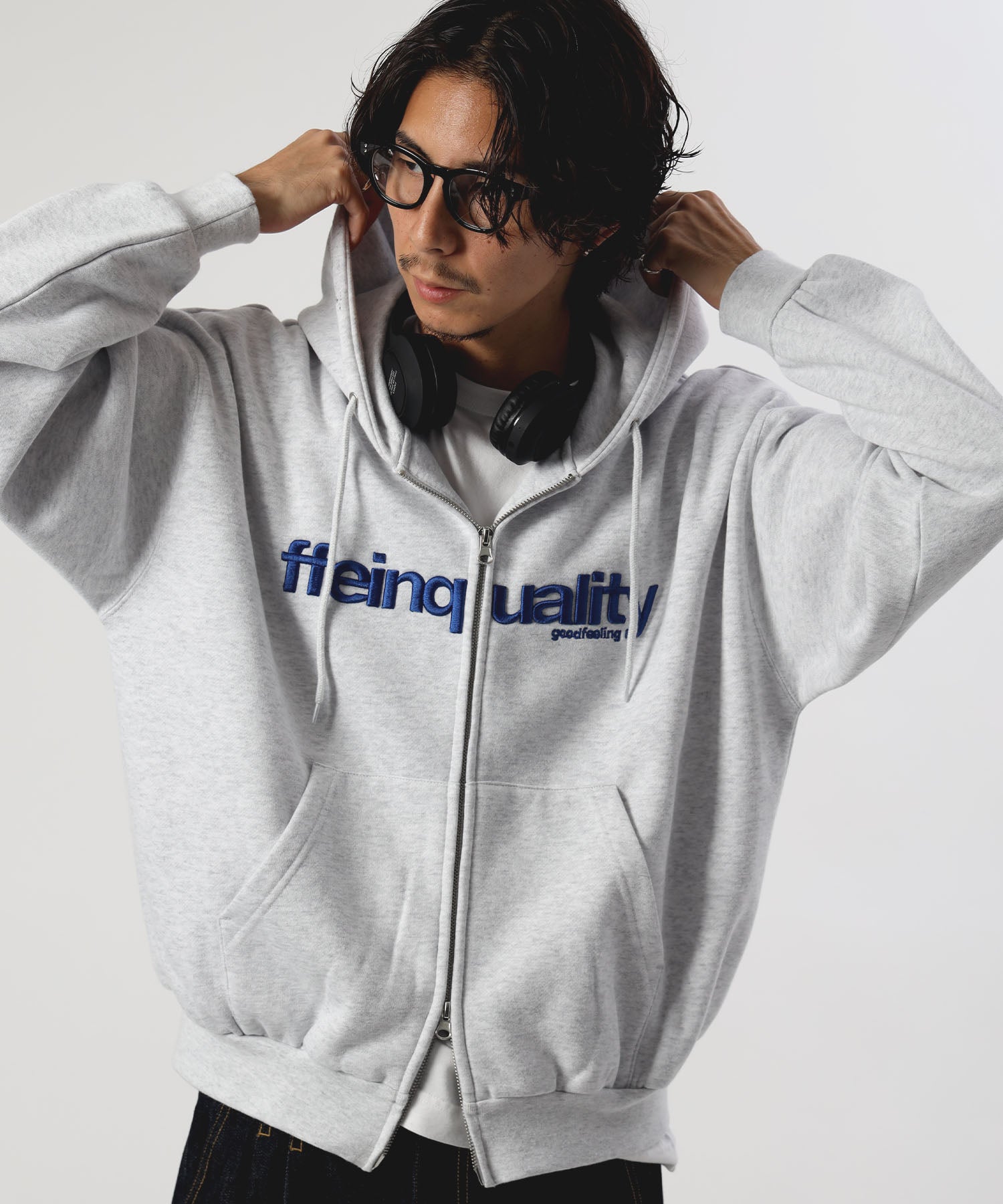 モデル:H178 Size:M アッシュグレー