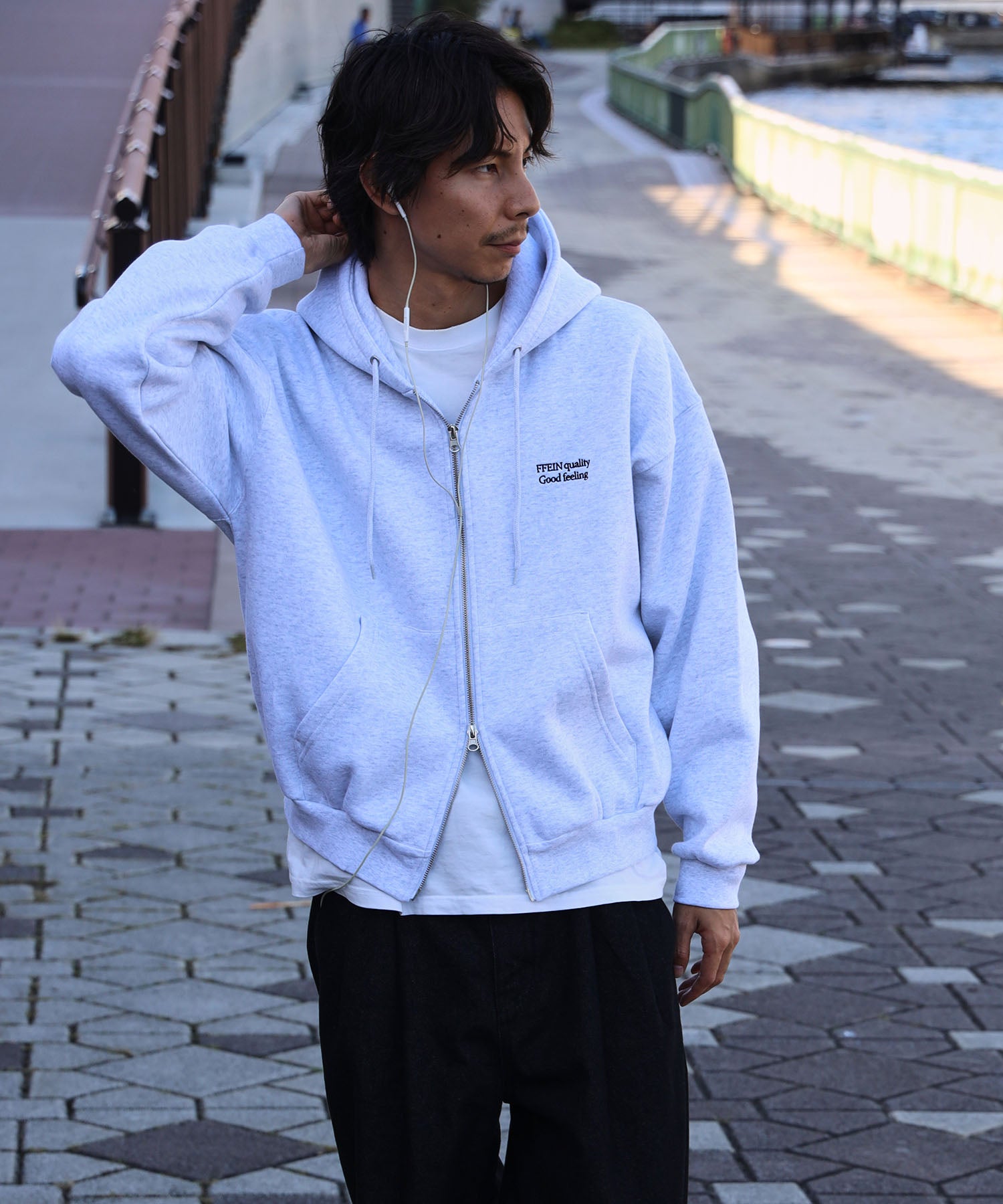 モデル:H178 Size:M アッシュグレー