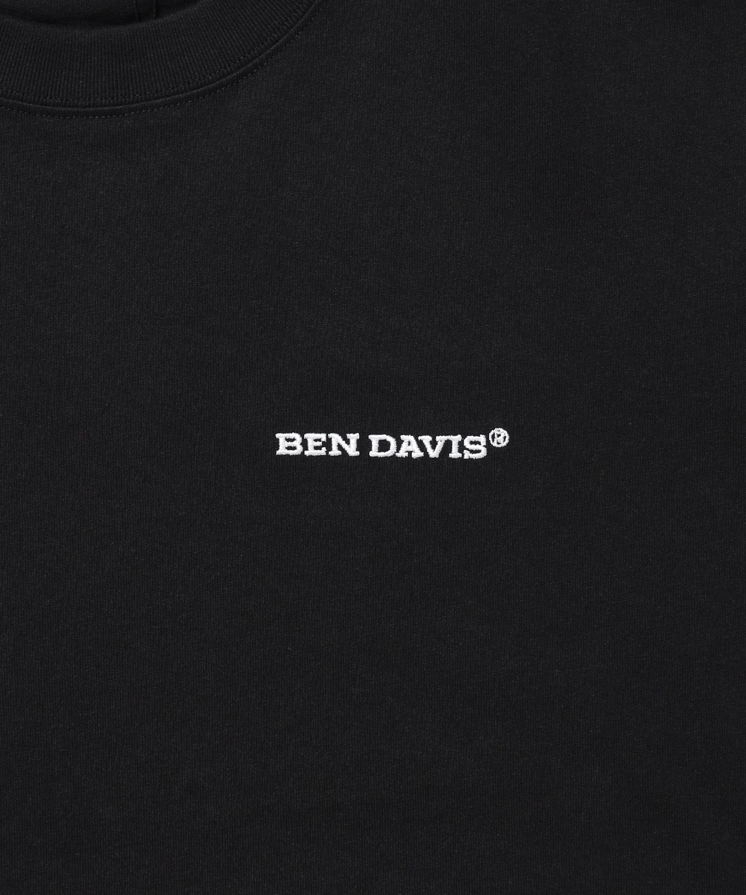 LABELS TEE / Tシャツ 半袖 クルーネック 刺繍 ワンポイント プリント ユニセックス オーバーサイズ ブラック