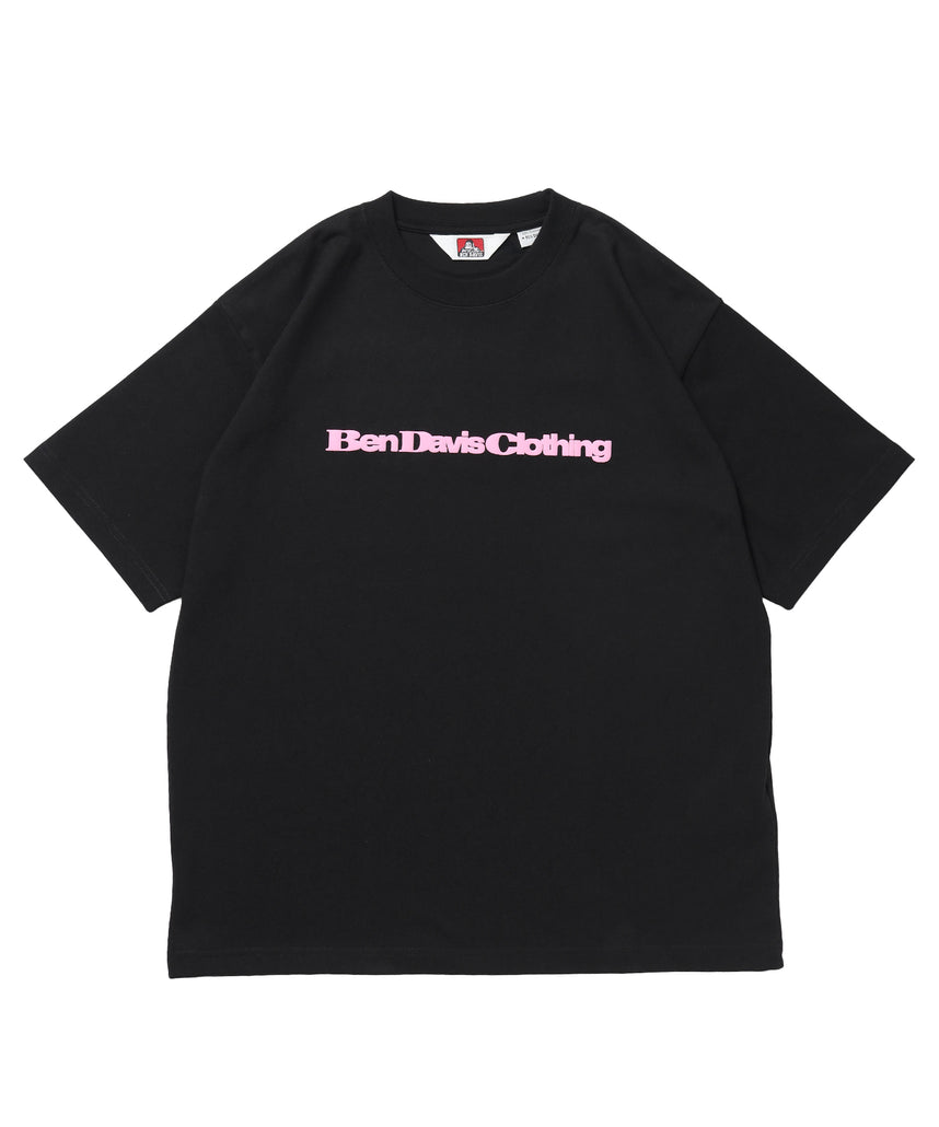COLOR LOGO TEE / Tシャツ 半袖 クルーネック プリント ワンポイント ユニセックス オーバーサイズ ブラック