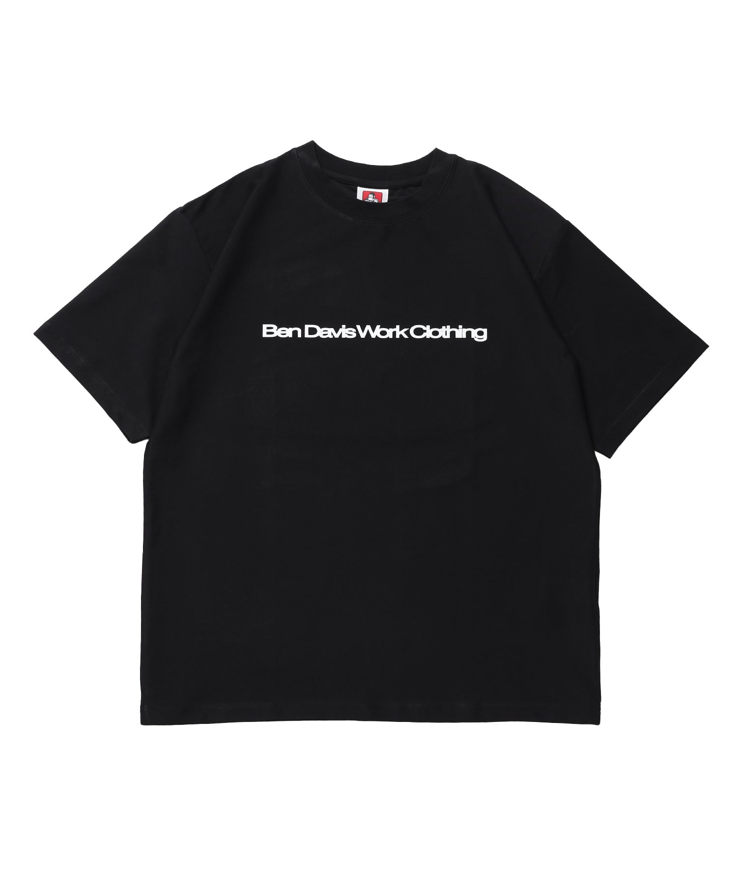 COOLER FRIDGE DOOR TEE / 半袖 接触冷感 クルーネック プリント ユニセックス オーバーサイズ ドロップショルダー ブラック