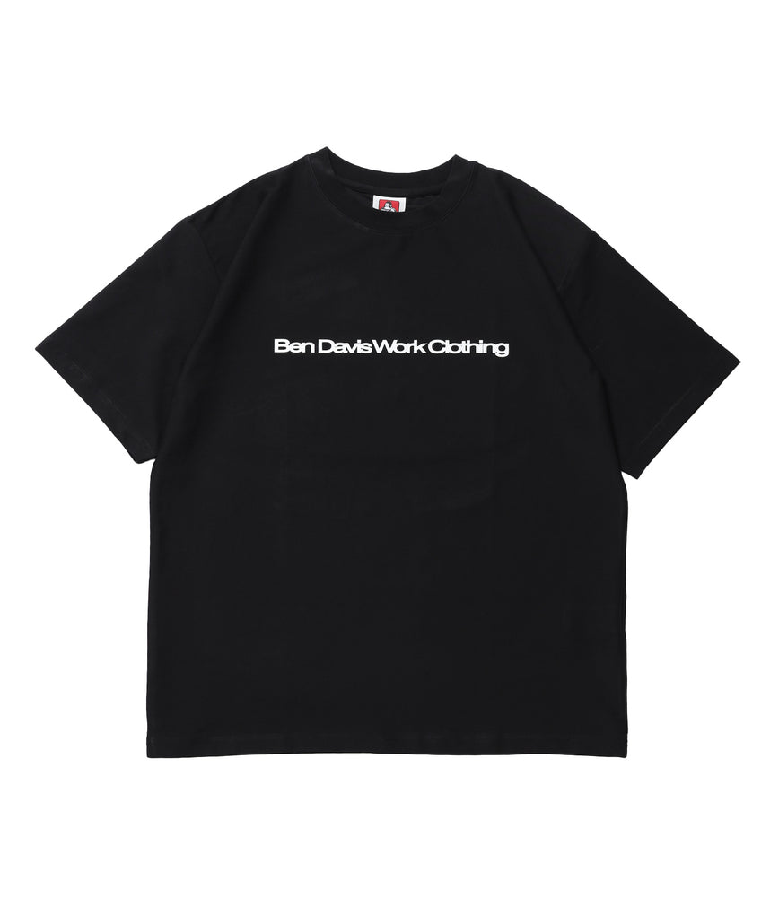COOLER FRIDGE DOOR TEE / 半袖 接触冷感 クルーネック プリント ユニセックス オーバーサイズ ドロップショルダー ブラック