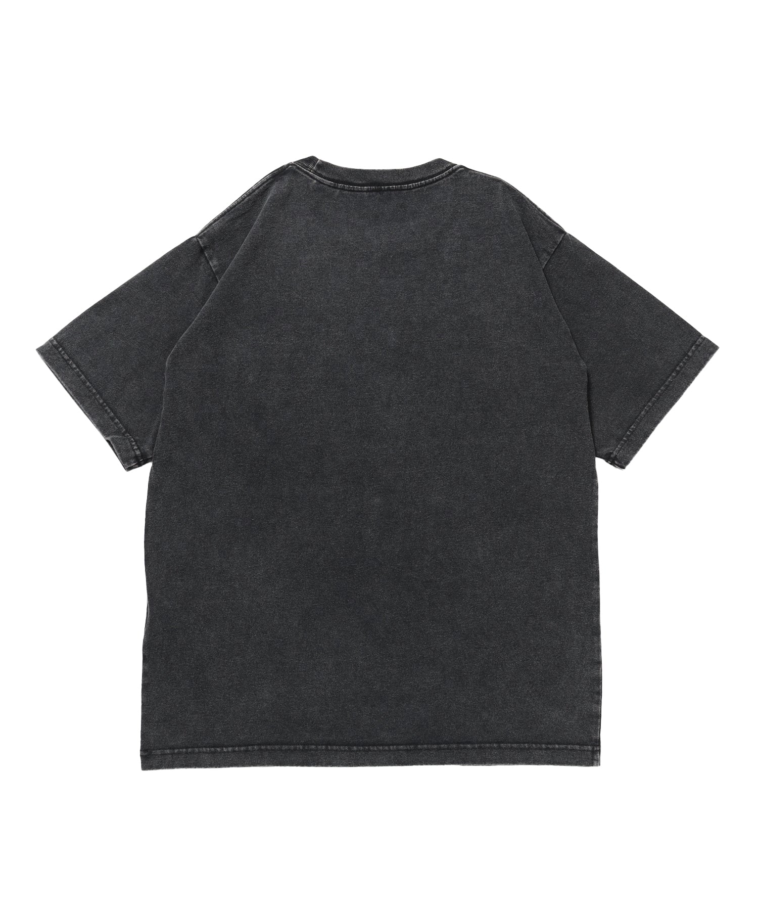 VNTG POCKET TEE / Tシャツ 半袖 クルーネック 加工 ワンポイント ユニセックス ポケット ブラック