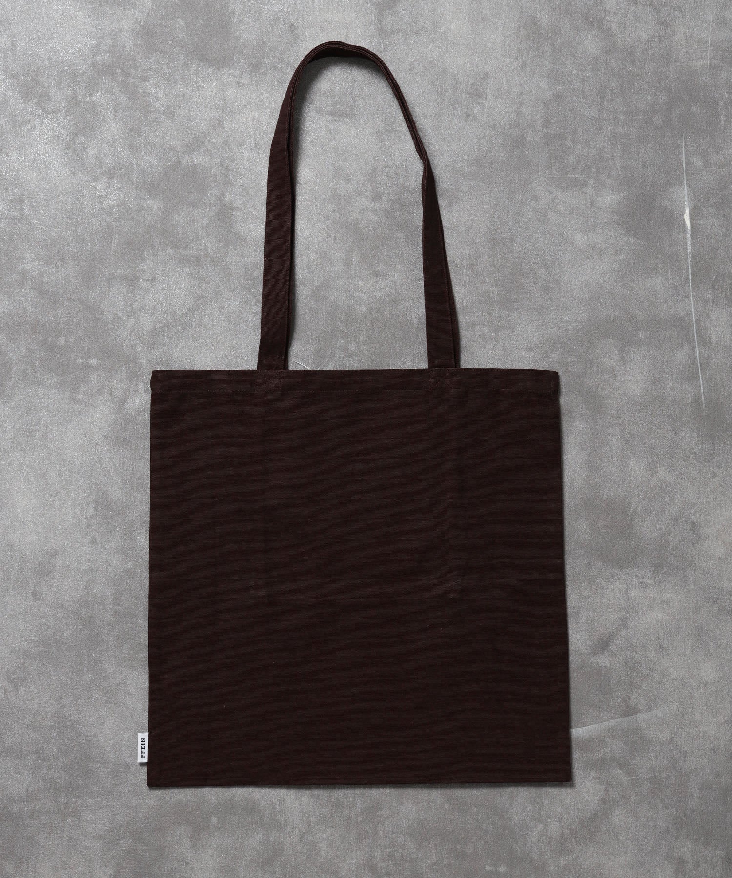 【FFEIN(フェイン)】グラフィックプリントトートバッグ / 11.5オンス コットンキャンバス トート ブラウン
