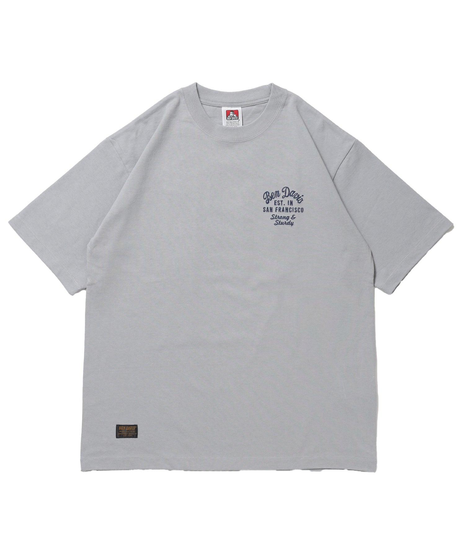 SOUVENIR EMB TEE / オーバーサイズ 半袖 クルーネック 刺繍 プリント ユニセックス ドロップショルダー ホワイト