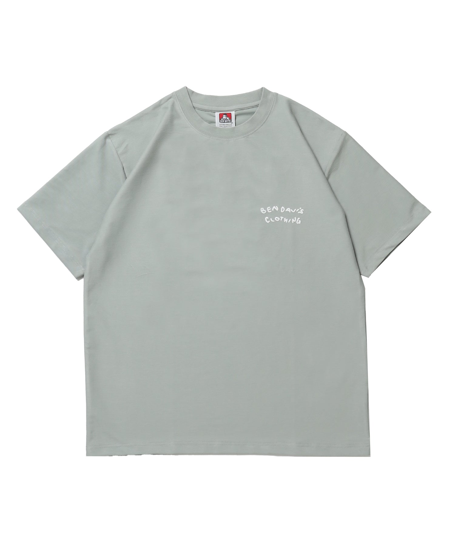COOLER FLOWER TEE /半袖 接触冷感 オーバーサイズ クルーネック プリント ユニセックス ドロップショルダー グリーン