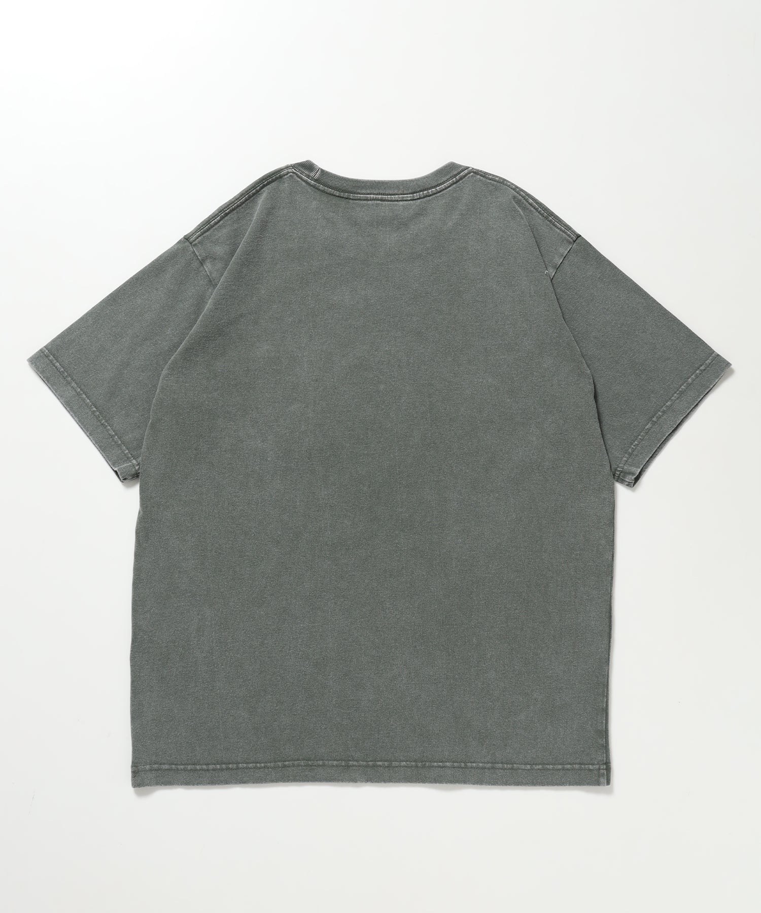 VNTG POCKET TEE / Tシャツ 半袖 クルーネック 加工 ワンポイント ユニセックス ポケット グリーン