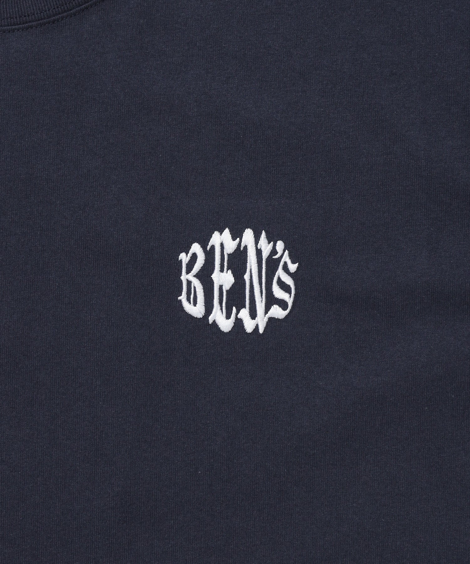 OLD CIRCLE TEE / Tシャツ 半袖 クルーネック 刺繍 ワンポイント ユニセックス オーバーサイズ ネイビー