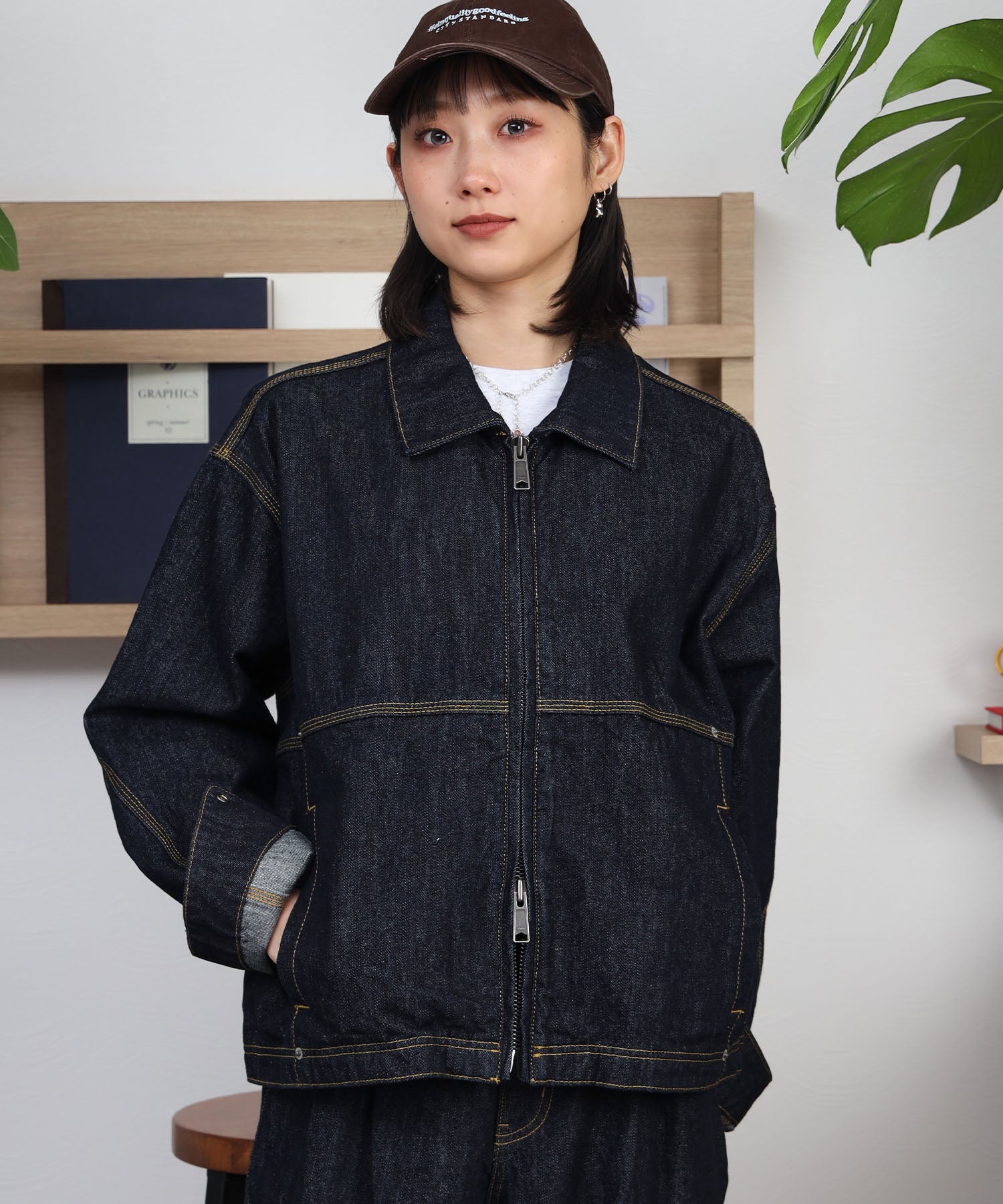 モデル:H163 Size:M ネイビー