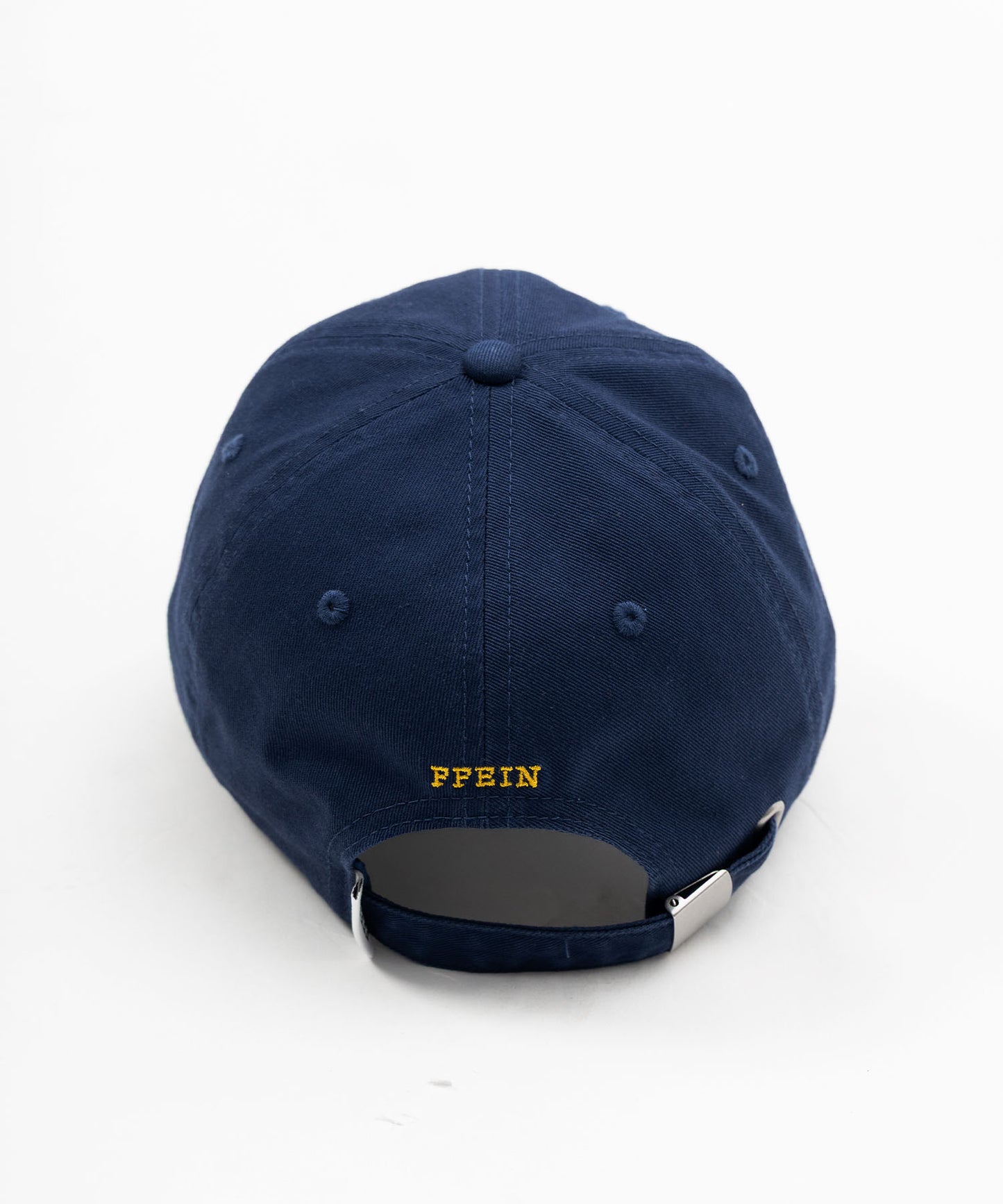 英字メッセージ刺繍キャップ / 深めキャップ  ネイビー