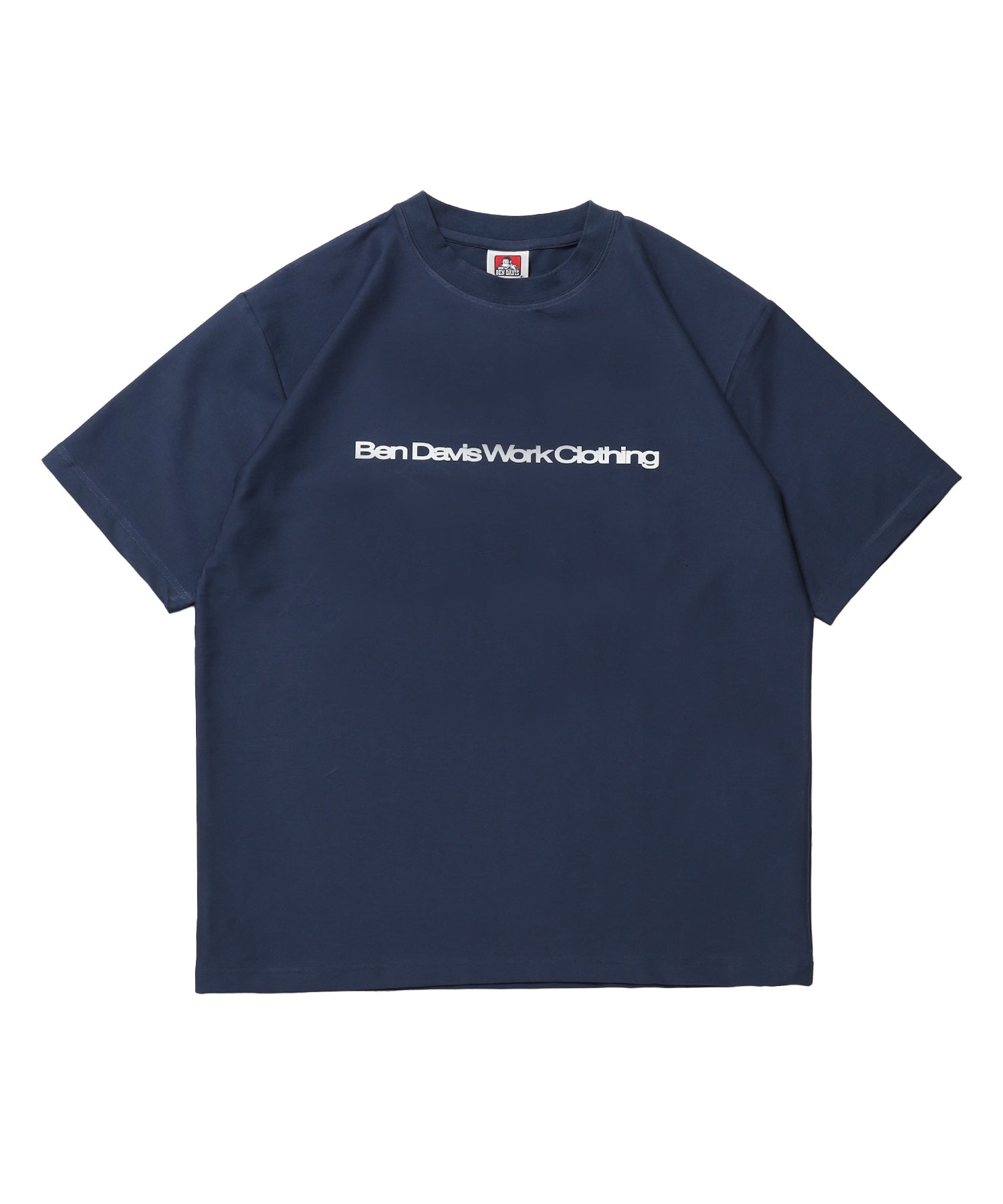 COOLER FRIDGE DOOR TEE / 半袖 接触冷感 クルーネック プリント ユニセックス オーバーサイズ ドロップショルダー ネイビー