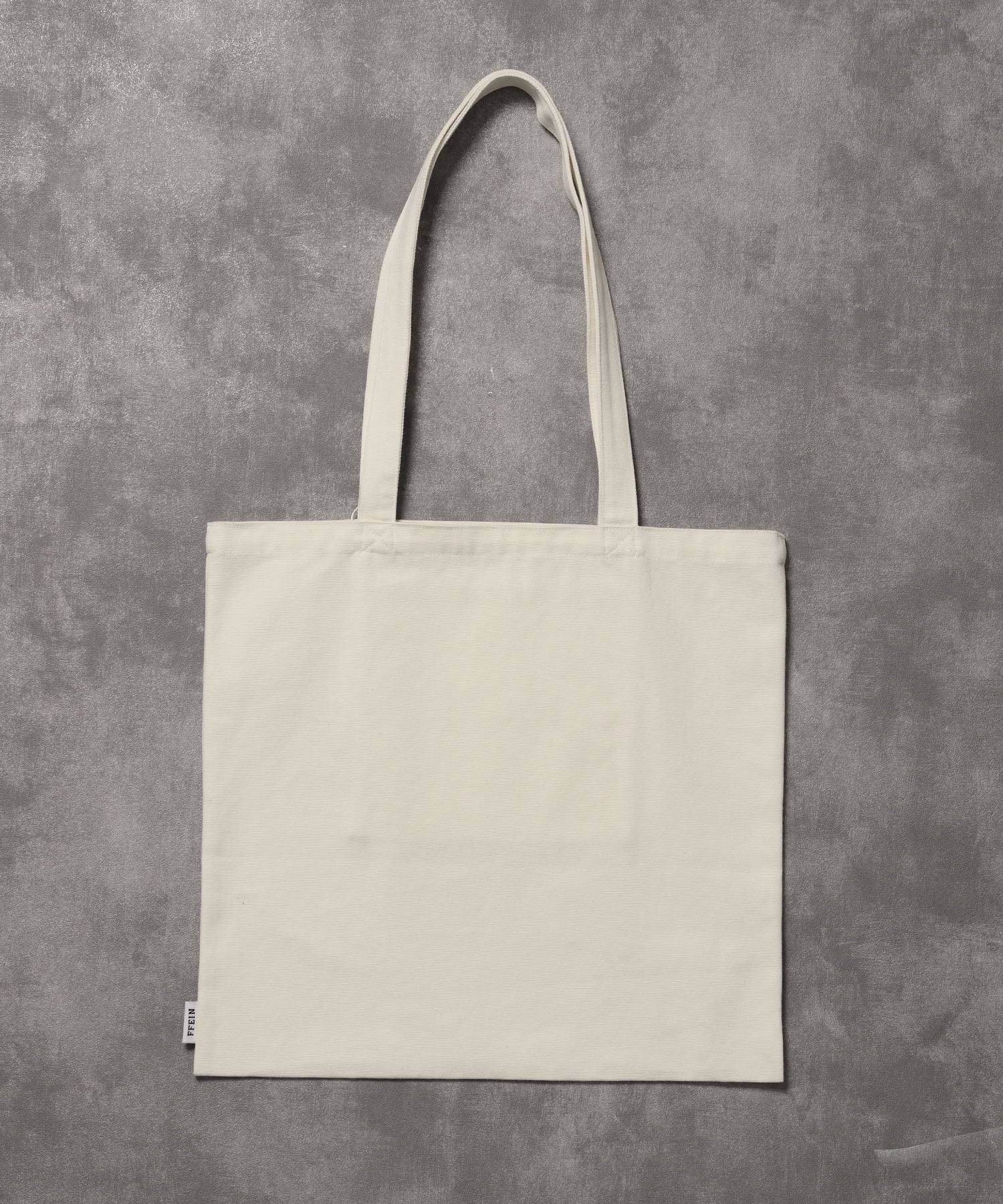 【FFEIN(フェイン)】グラフィックプリントトートバッグ / 11.5オンス コットンキャンバス トート ホワイト