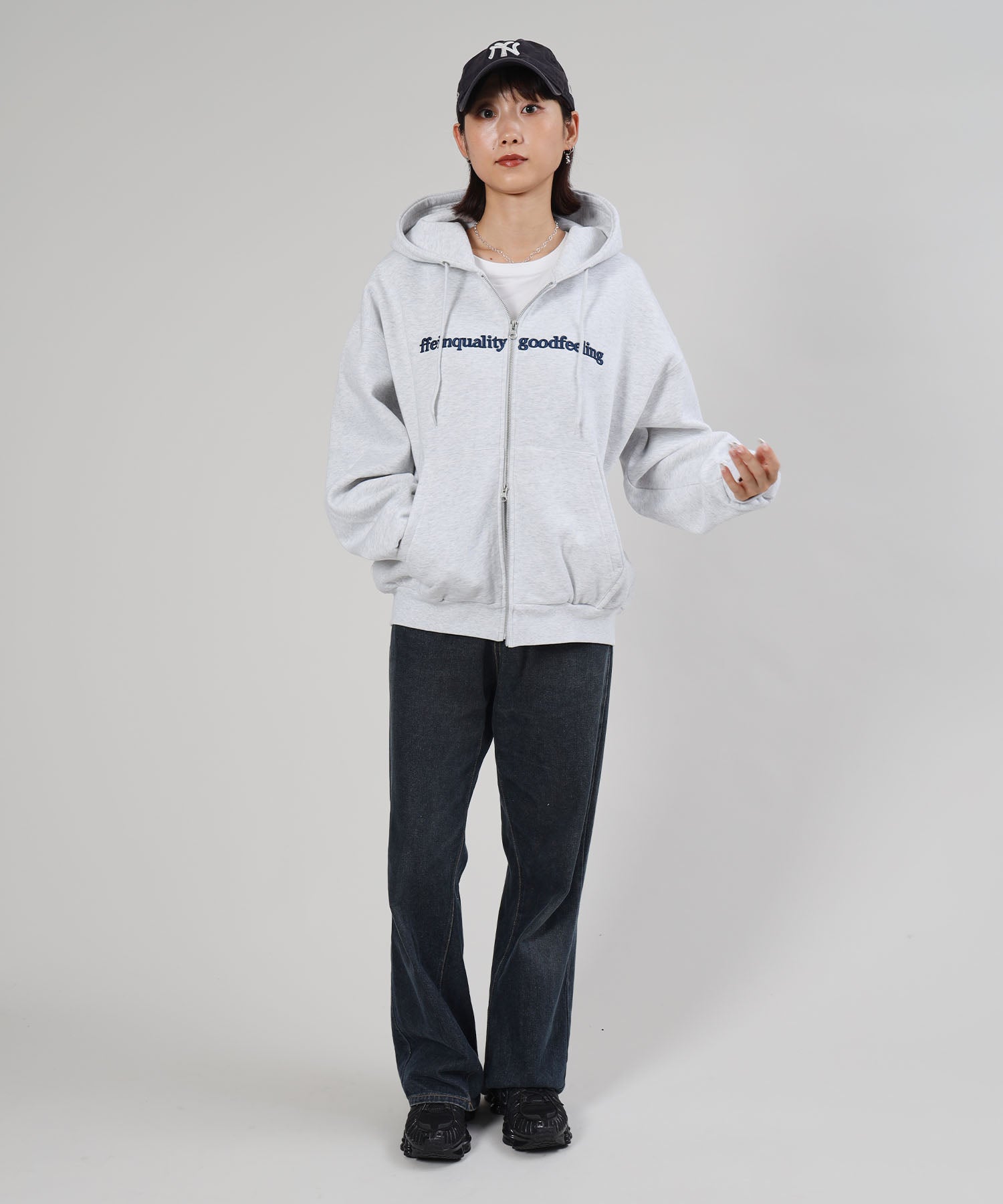 モデル:H163 Size : M アッシュグレー