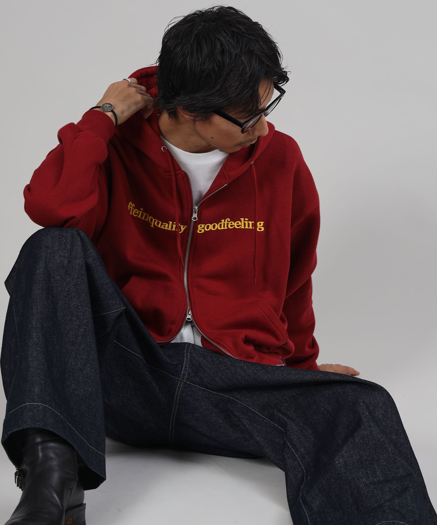 モデル:H178 Size : L ワイン