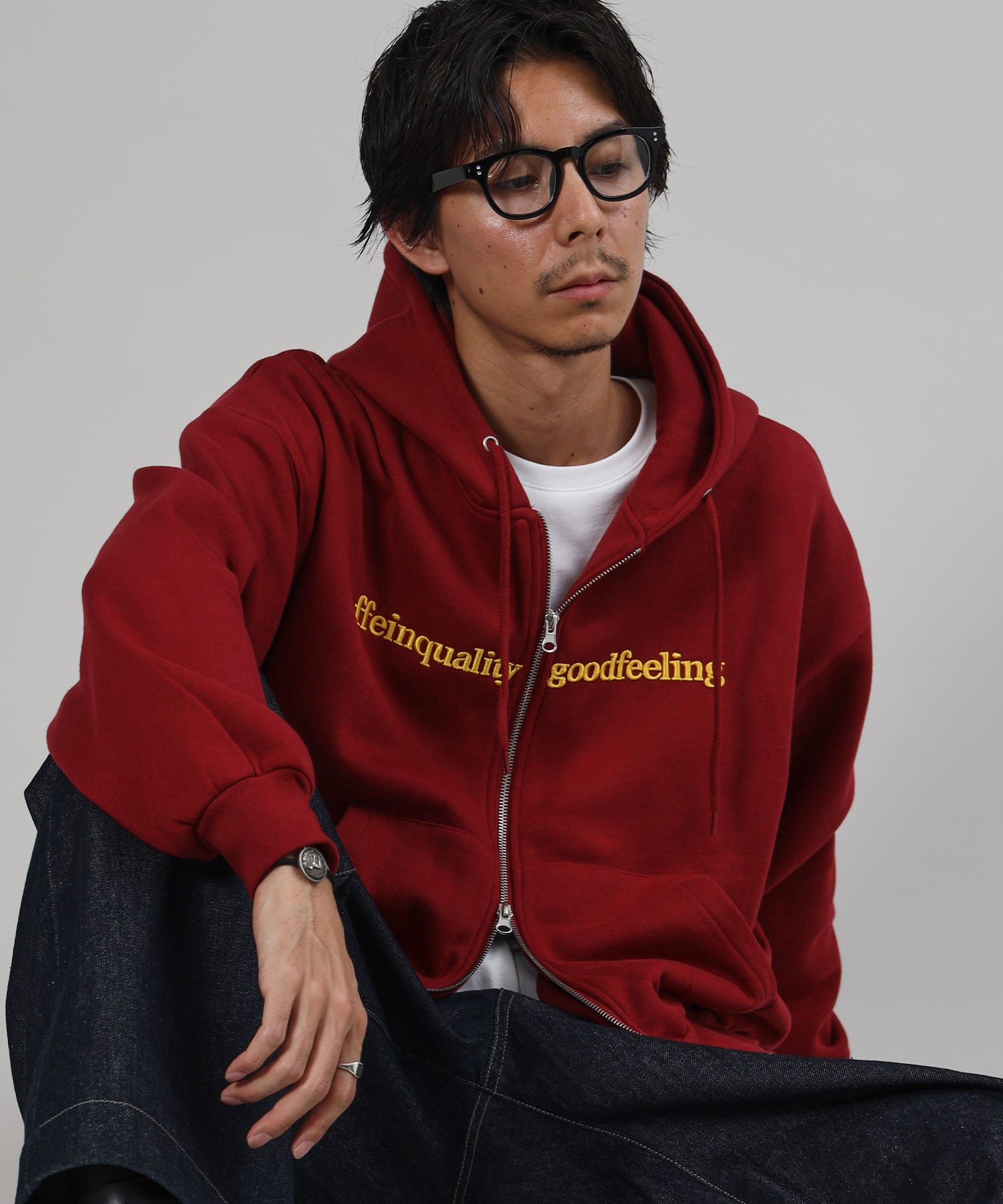 モデル:H178 Size : L ワイン