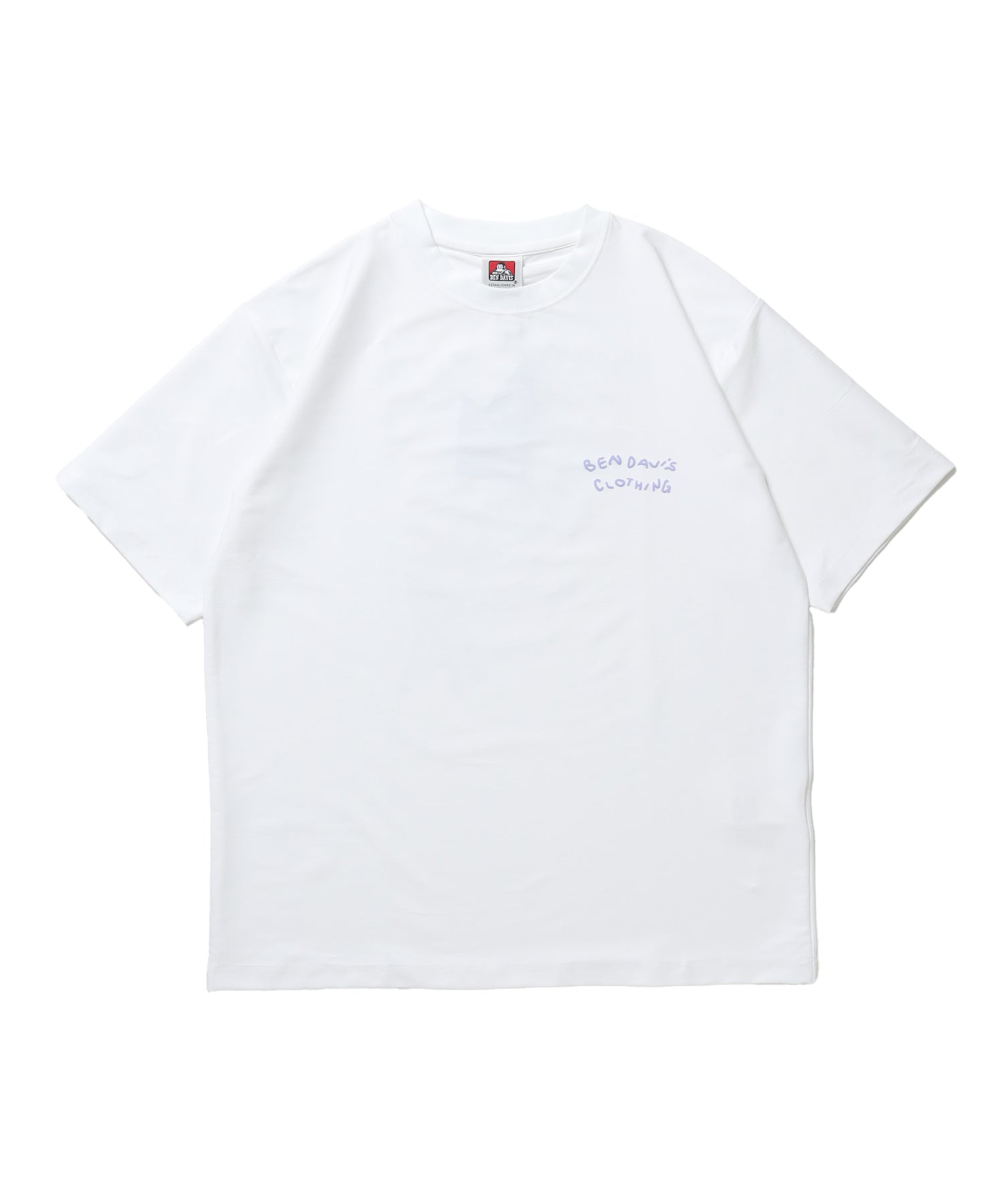 COOLER FLOWER TEE /半袖 接触冷感 オーバーサイズ クルーネック プリント ユニセックス ドロップショルダー ホワイト