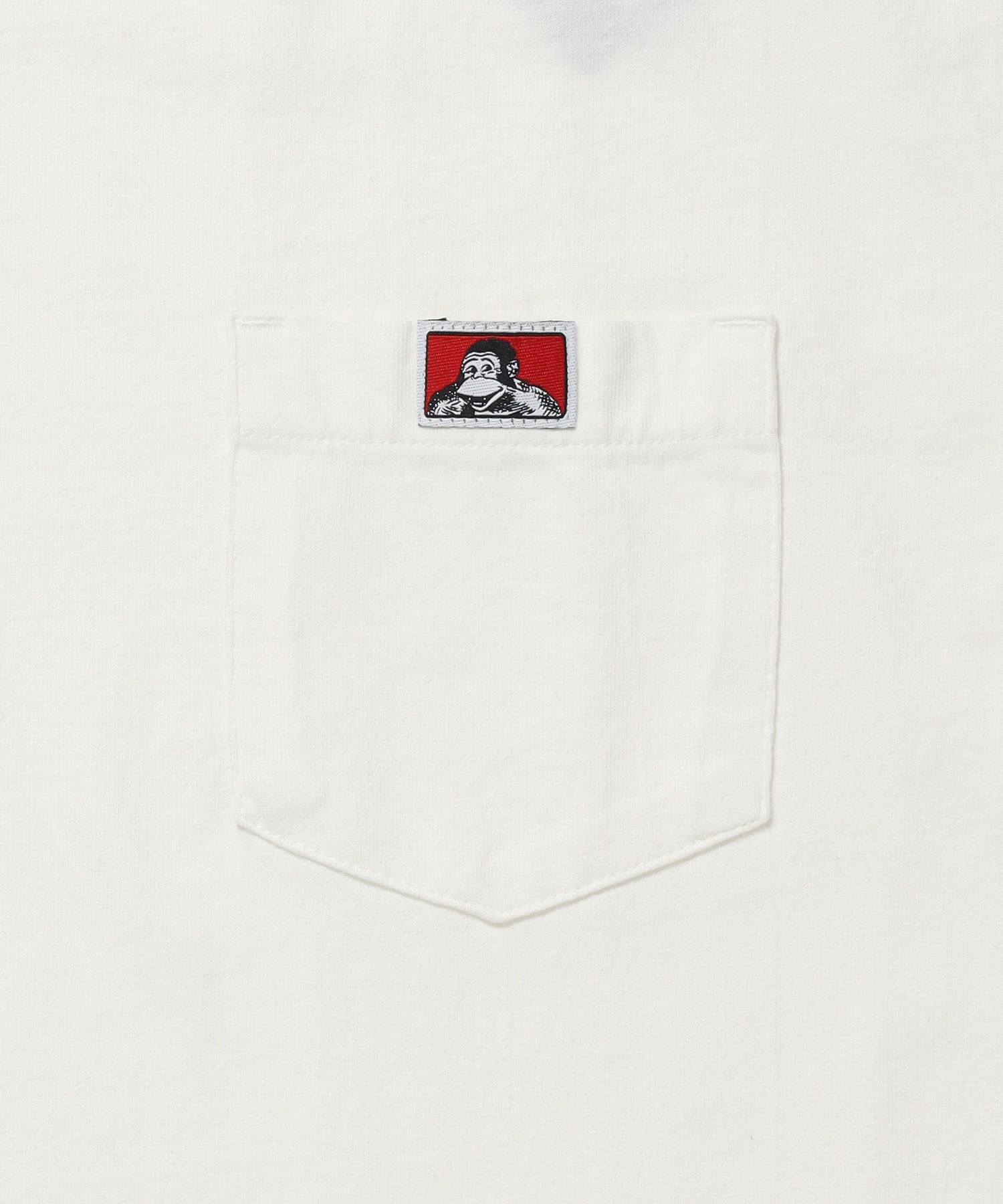 VNTG POCKET TEE / Tシャツ 半袖 クルーネック 加工 ワンポイント ユニセックス ポケット オフホワイト