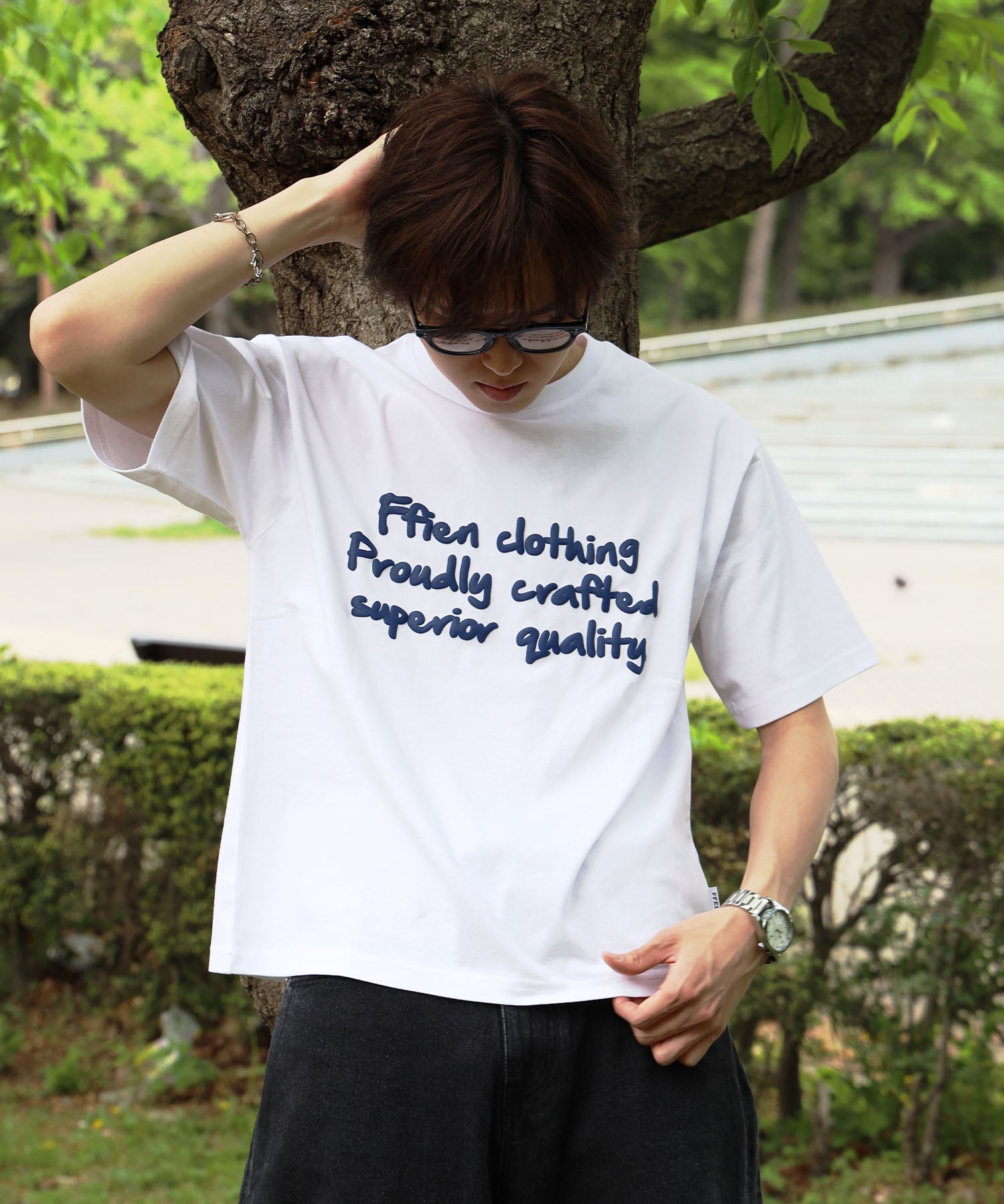 H178 Size:L ホワイト