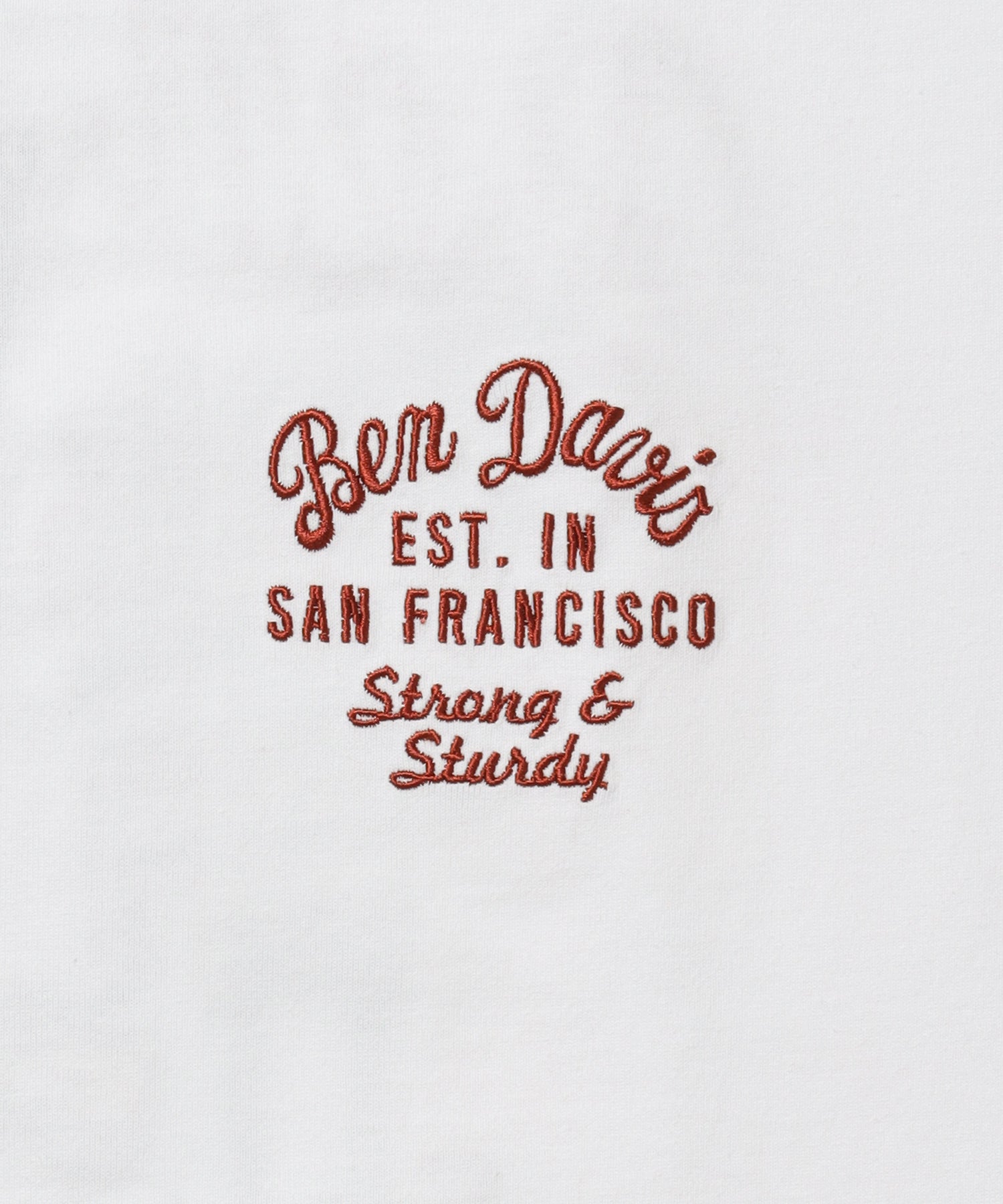 SOUVENIR EMB TEE / オーバーサイズ 半袖 クルーネック 刺繍 プリント ユニセックス ドロップショルダー ホワイト