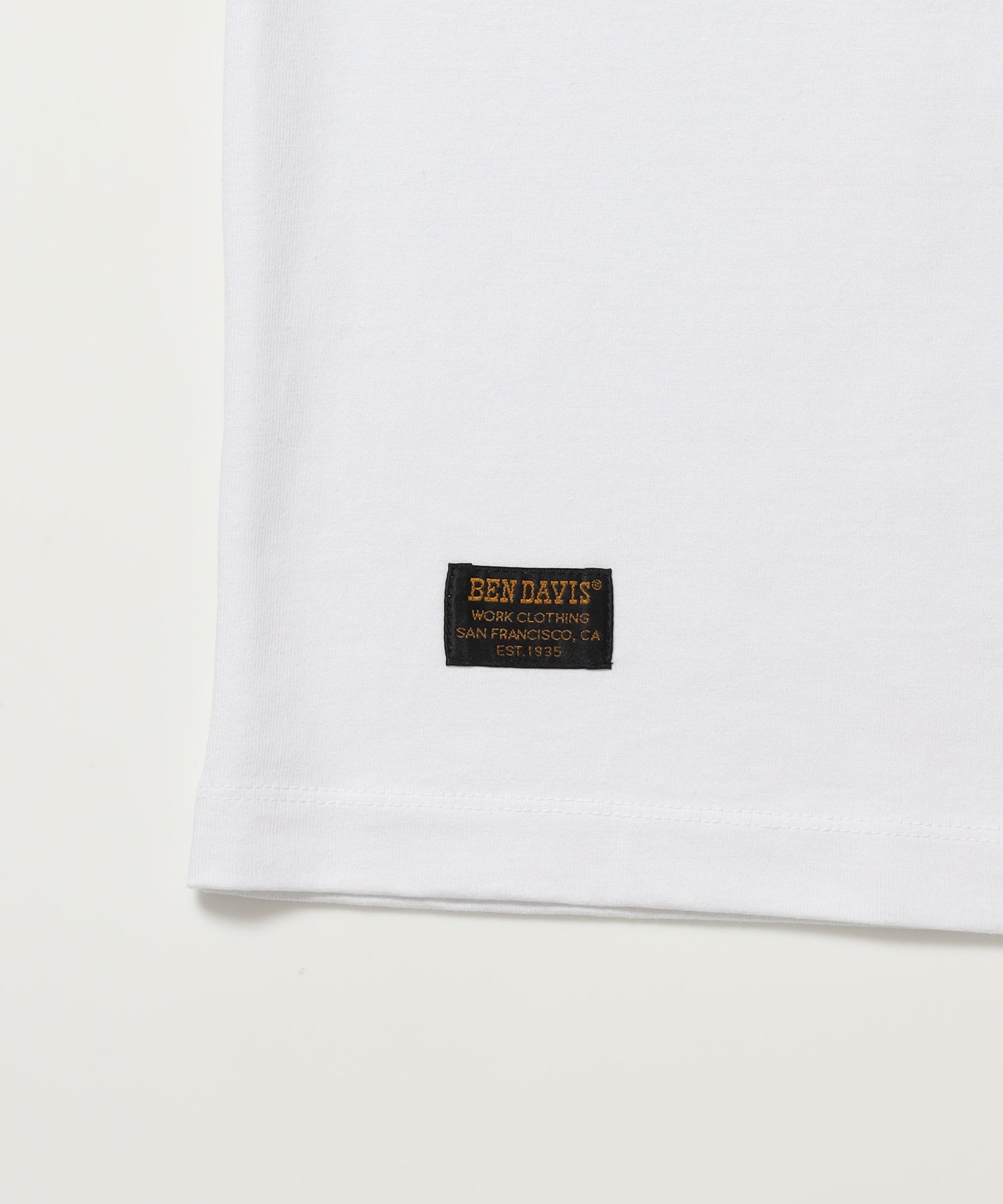 SOUVENIR EMB TEE / オーバーサイズ 半袖 クルーネック 刺繍 プリント ユニセックス ドロップショルダー ホワイト