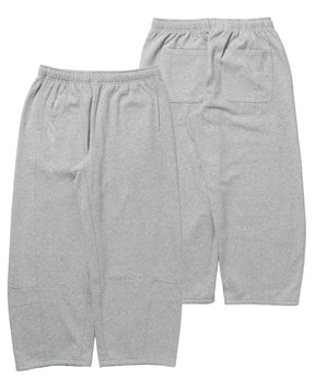 sqnz glitter sweat pants / グリッター スウェットパンツ ラインストーン ドローストリング ポケット 裏起毛 【セットアップ着用可能】 M.グレー