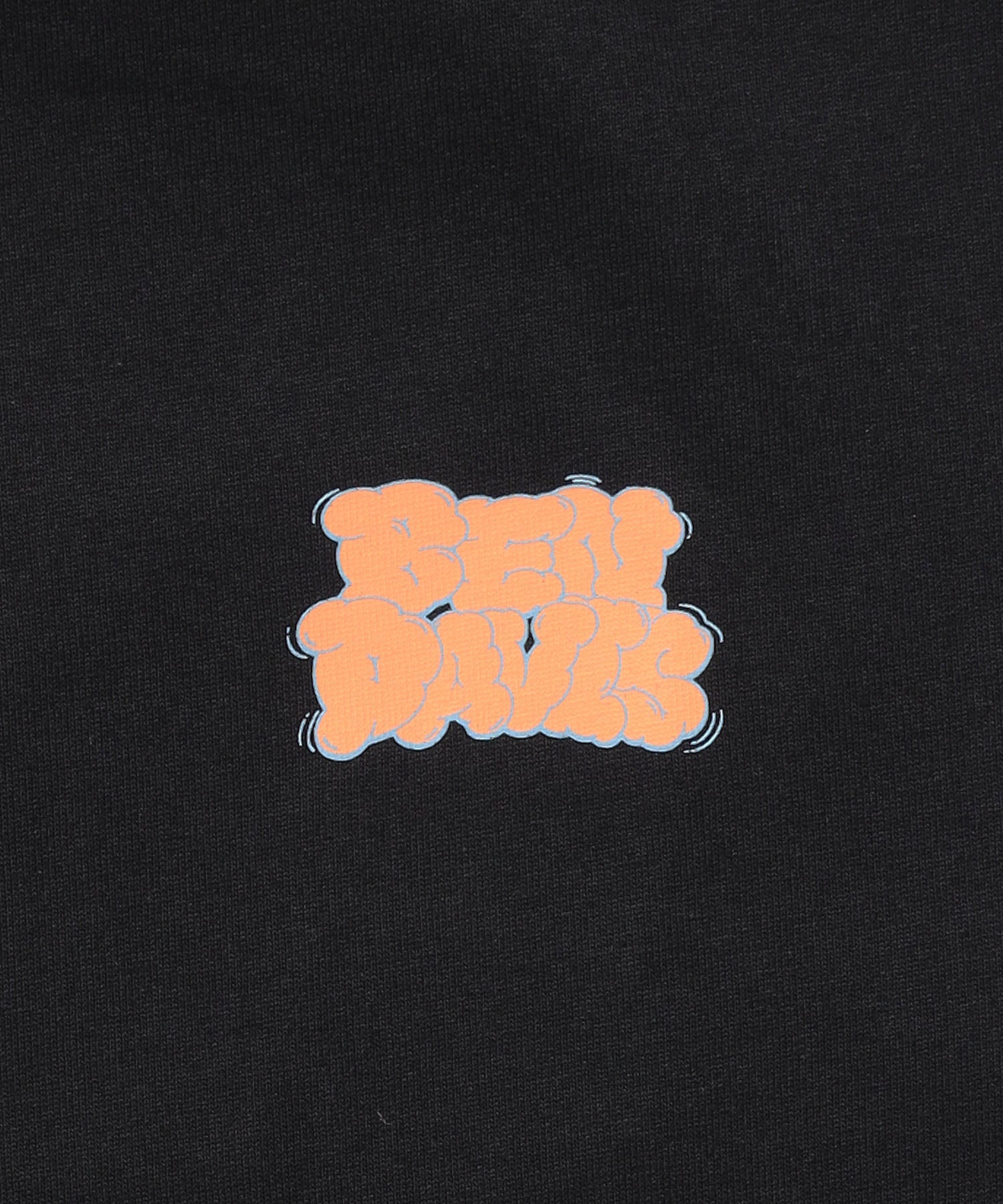 OVERLAP COOL TEE / Tシャツ 接触冷感 半袖 クルーネック ワンポイント 刺繍 ワンポイント ブラック